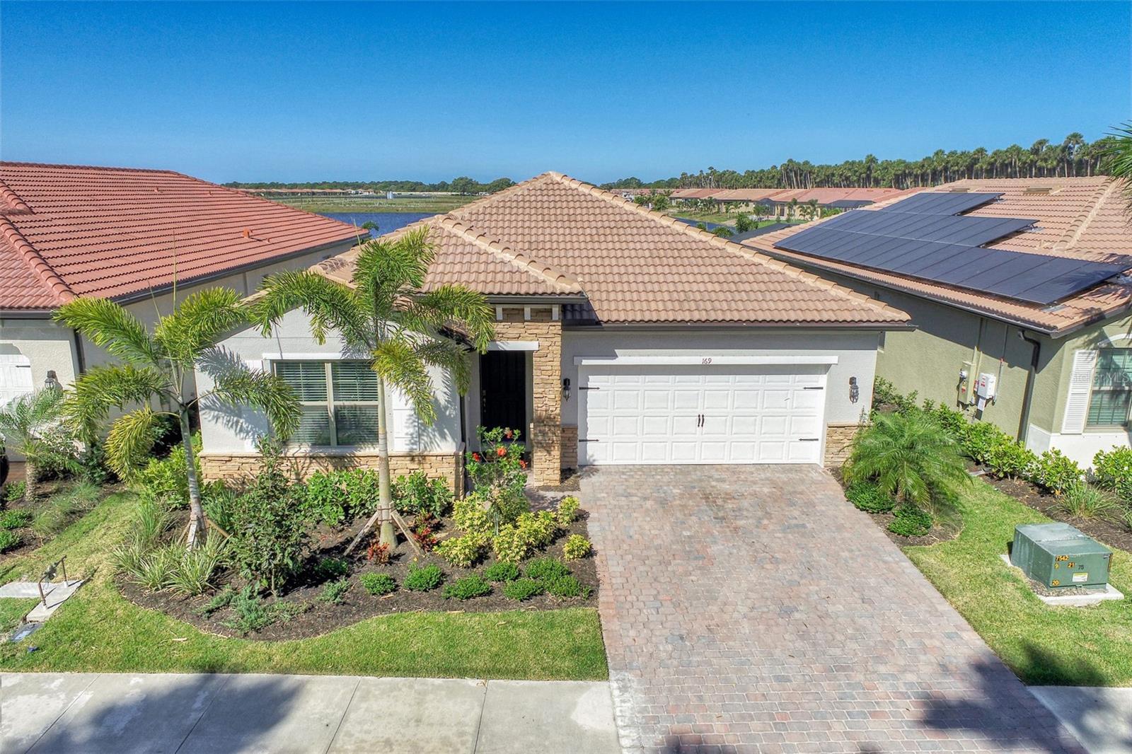 Toscana Isles! Almost new, FURNISHED, 2BR plus Den home on a lake site with western views of unforgettable Florida sunsets. Available for lease starting May 1st for min 7 months up to 1 year. This popular Clifton floor plan offers a spacious owner's suite with a large walk-in closet, double sinks, and a shower. The second bedroom is located at the front of the home for maximum privacy and includes a king-size bed. The beautiful and spacious kitchen offers 42-inch high cabinets, designer backsplash, and granite countertops, and opens to the spacious great room and dining room. Toscana Isles is a beautiful, gated community located only 5.8 miles to Casey Key and Nokomis Beach. The resort-style community offers amenities geared toward residents who enjoy an active lifestyle. The Tuscan-designed amenity center provides over 8,000 square feet of space, including a lakefront activities room, catering kitchen, billiards room with bar and televisions, a state-of-the-art fitness center, a resort-style infinity-edge pool, tennis, pickleball, and bocce courts. With over 200 acres of lakes, residents can kayak, canoe, and fish. The community is within a short drive to beautiful downtown Venice and Sarasota, gourmet restaurants, prime shopping, the Legacy Trail, and the new Sarasota Memorial Hospital Venice Campus. Call today for a showing!