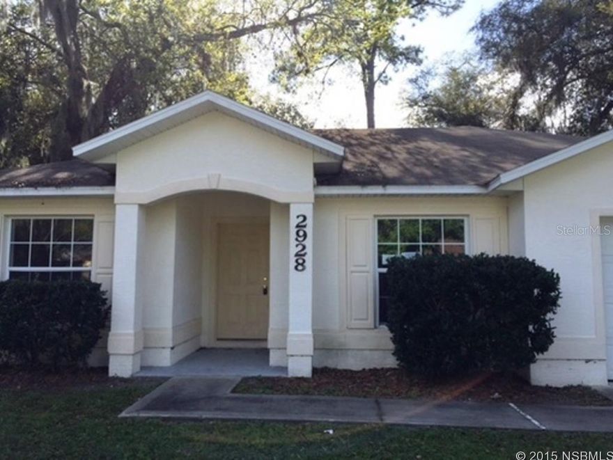 Spacious 4 bedroom 2 bath single family home built 2006.  New kitchen appliances. Split floor plan and 2 car garage.  Includes lawn care and a pet may be considered.