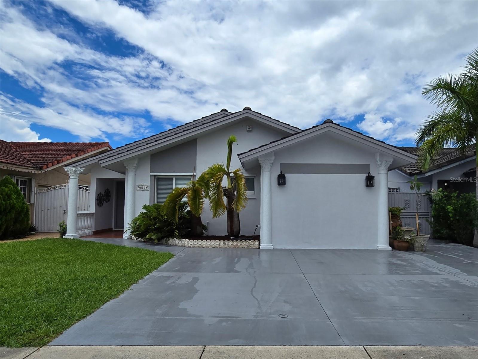 Charm meets value in this classic Hialeah gem! Nestled within the quiet, suburban streetscape in sought-after Lakes Palm Springs community. This Community has NO HOA! This 3-bed, 2-bath, one-story, stucco-construction home with a bright open layout, offers 1,382 sq ft of comfortable living space with tile flooring throughout. Let this Florida home be your next summer haven. Spacious living areas featuring ceramic tile flooring. Kitchen and living room flow seamlessly - perfect for both daily living and entertaining. Dedicated laundry area for convenience. Plenty of natural light throughout the home. This is a fantastic opportunity for families, investors, or first-time buyers to secure a smart and move-in ready property. Near local amenities: schools, shopping, and dining. Convenient commuter access to main roads and public transit. Don’t miss out! This one combine value, location, and convenience.