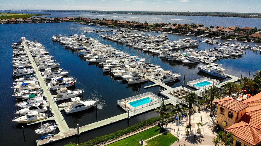 CENTRAL DOCK - available slip in beautiful Riviera Dunes Marina, Slip C-29 is 70 x 19.6 and will allow for a 70 vessel. 
One of Florida's best protected marinas offering amenities such as WiFi, Water, 2 heated floating pools, tiki bar, Dockside at Riviera Dunes restaurant, HD security cameras throughout facility, laundry room, private bathrooms, pet walking area and pump-outs available as well as 50 amp electrical service. 
Private parking available.  
Dock your boat in the center of Floridas best beaches, minutes away from Gulf of Mexico, Tampa Bay, Anna Maria Island and Longboat Key. 
Located on the Manatee River, just past Red Marker #24Aon the North side of the river. 
Slips can be rented and managed by owner or marina. 
You do not need to own a condo in Riviera Dunes to own a slip
