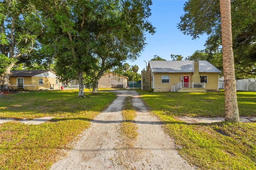 This is an enticing opportunity for a buyer seeking a fixer-upper with features that are becoming increasingly rare, especially the generous space and functional garage this property offers. Spanning nearly an acre, it provides a solid foundation for renovation. Several key updates are already in place, including a metal roof installed in 2021, updated A/C and ductwork in 2018, and a tankless hot water heater. The true standout feature is the 30x30 RV garage. Designed with a 10-foot high entry door and lofted storage, it offers exceptional flexibility for RV or boat storage, multiple vehicles, or a dedicated workshop space. Inside, the home features a practical layout with three bedrooms and three full bathrooms, including a spacious owner’s suite with dual closets. The expansive, fully fenced backyard offers the perfect setting for pets, added privacy, and quintessential Florida outdoor living. Conveniently located with easy access to I-75, this property allows for easy commutes to Sarasota, Bradenton, and Tampa, while still being just a short drive to Gulf beaches, shopping, and dining.