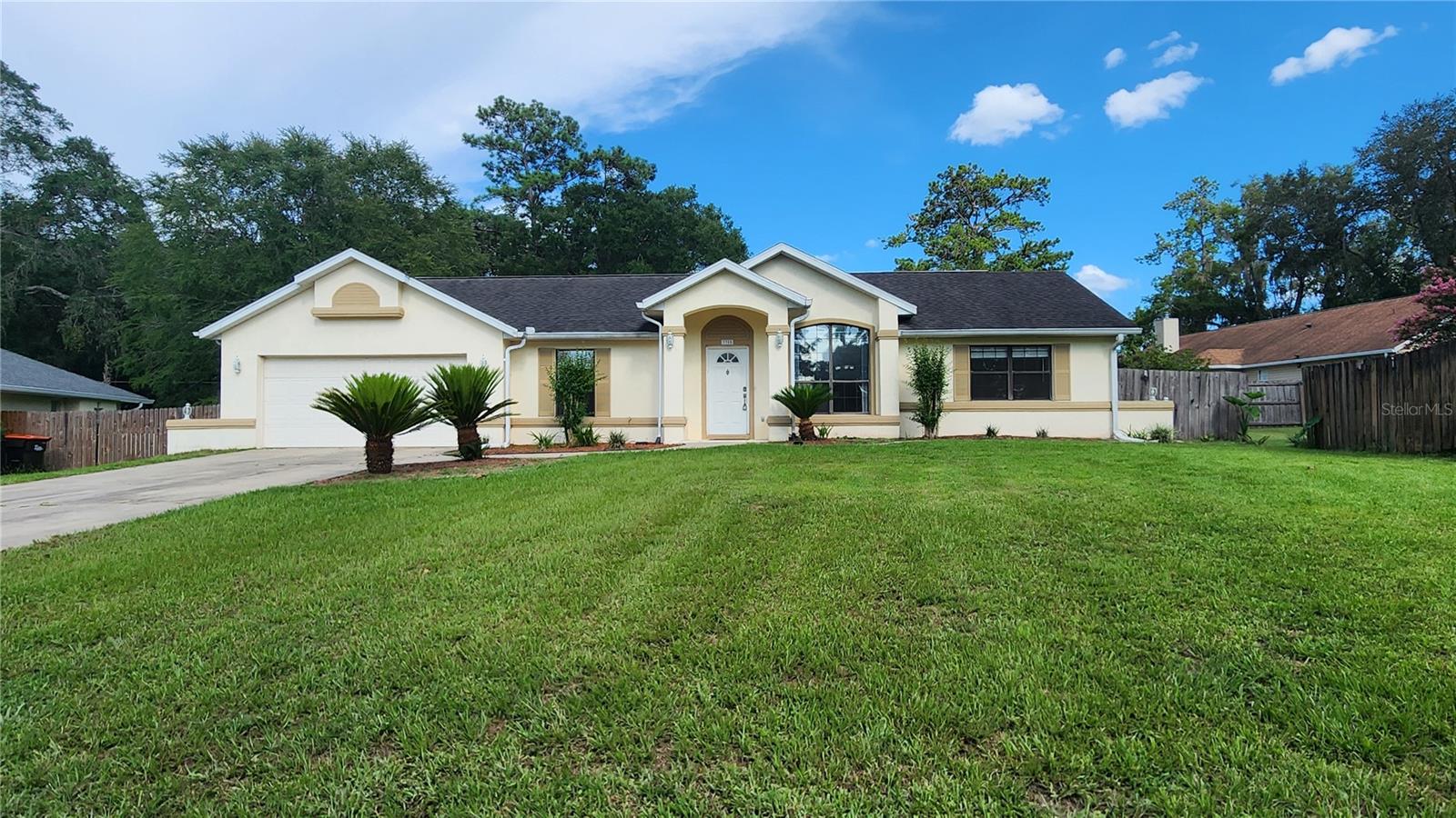 Move-In Ready 2/2 Home with Family Room in Desirable SE Ocala Neighborhood. Welcome home to this beautifully maintained 2-bedroom, 2-bathroom split-plan home. Step inside to an inviting open floor plan, luxury vinyl plank flooring throughout, and a bonus room that can be used as the Family Room or an Office. The kitchen features newer appliances, plenty of counter space, and overlooks the living areas, perfect for everyday living and entertaining. Enjoy privacy with the split-bedroom floorplan, offering a spacious primary suite on one side and a generous secondary bedroom on the other. Both full-sized bathrooms are clean and spacious, making this home truly move-in ready. Step outside to your private backyard, featuring a spacious patio perfect for grilling or relaxing outdoors. A large two-car garage provides extra storage and convenience. Don’t miss this opportunity to rent a well-kept home in a prime SE Ocala location. Centrally located in SE Ocala, this property offers easy access to shopping, dining, and all that Ocala has to offer. Schedule a tour of this move-in ready home today! No pets or smoking allowed. First, last, and security deposit required. Credit and criminal background check required.
