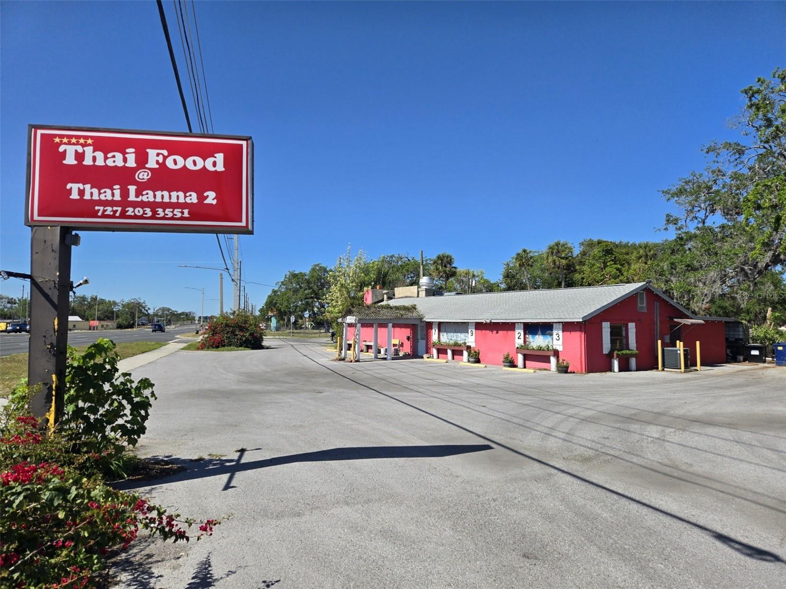 Check out this turnkey full-service restaurant opportunity at 7923 US. Hwy. 19 in the “Little City by the River” -- Port Richey, FL. The new owner/user will acquire a remodeled and artfully designed free-standing 60-seat restaurant with an eye-popping average daily traffic count of 62,500.
Situated less than a quarter mile away along the blue waters of the Gulf of Mexico, regional favorites Whiskey Joe’s Bar & Grill, Catches Waterfront Grille and Rum River Bar & Grill attract a bevy of loyal followers. In all, 26 restaurants, including local, regional and national brands, are located within 1 mile, making this piece of paradise the eatery epicenter for tourists and locals alike. Median home values within a mile have risen to more than $400,000.
Currently operating as a top-rated Thai restaurant (463 Google reviewers rate it 4.6), this sale includes all furniture, fixtures and equipment. Renovations in 2019 included updated ADA restrooms, commercial kitchen, flooring and more. There are 18 parking spaces on the 11,000 square-foot corner parcel.
The 1,990-square-foot floor plan is quite versatile to accommodate any concept, and includes a back room for private events, plus a bonus room that can be utilized as an office or extra storage. Bring your vision to life in this A+ location that includes excellent monument signage on U.S. Hwy. 19.
Property highlights:
• Turnkey 60-seat restaurant is available in burgeoning West Pasco County.
• Significant improvements to the facility were completed in 2019.
• The buildout exudes a warm and inviting atmosphere for customers.
• 18 parking spaces on site.
Area highlights:
• Pasco County’s longest coastline, with marinas, a cluster of restaurants, public parks and boat rentals, are all located a couple of blocks to the west of the restaurant.
• Just to the south of the restaurant is the Pithlachascotee River (also known as the Cotee), which draws boating and water enthusiasts and a variety of recreational opportunities for all ages.
• Nearby Grand Boulevard offers a Florida Keys-like feel with historic riverfront homes and public parks. Downtown New Port Richey is must-see.
• Cozy independent retailers, including yoga, hair salons, bait shops, dive bars and such, give the area an “Old-Florida” small town sincerity that has become nearly extinct in the Sunshine State.