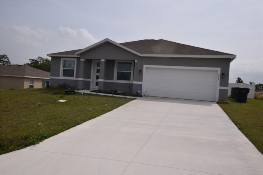 Beautiful 4 bedrooms/ 2.5 baths home with a 2 car garage for rent in Poinciana, FL including all the appliances.