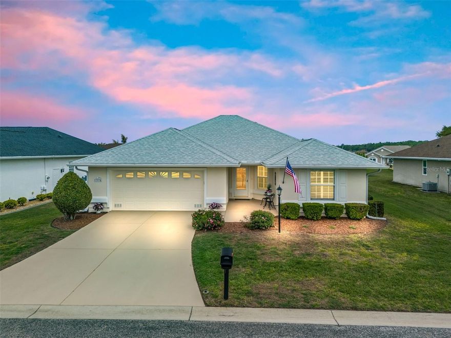 Stonecrest is a 55+ gated golf course community with all the amenities and 4 pools,  and just a Bridge Away By Golf Cart To The Villages!  Completely Remodeled in 2026!  Stunning 3/2 Chestnut with a 2 Car Garage on a Low Traffic, Quiet Cul De Sac Lot with Room for a Pool, and the Front of the Home facing Open Green Space, great for walking your dog!  ROOF 2022!  New Hot Water Heater with Pressure Relief Tank 2026!  This Home Presents Tremendous Curb Appeal Featuring New Exterior Paint, Freshly Painted Concrete Driveway, Walkway, Newly Painted Light Post with New Sensors & Freshly Painted Front Entrance, New Flag Pole & Flag, New Downspout Extensions, Professionally Cleaned Windows, New Meticulous Professional Landscaping, and an Elegant Covered Front Entrance!  Upon entering this Remodeled Chestnut, you are greeted with Vaulted ceilings, New Interior Paint, New Designer Light Fixtures, New Lighting, New Luxury Vinyl Plank Flooring, and an Open Concept, & Split Floor Plan!  The Dining and Living area combination creates a Spacious Gathering area, Perfect for Entertaining! The Living area offers sliding door access to the Lanai providing both convenience, and accessibility!  The Open Kitchen showcases New LED Recessed Lighting, New Granite Countertops, New Subway Tile Backsplash, New Stainless Appliances, Completely Updated & Professionally Disassembled, and Painted Wood Cabinetry with Under & Over Cabinet Remote Controlled LED Lighting, Pantry closet, Eat in Area with New Chandelier, and Private access to the Lanai.  The Split Floor Plan offers the Utmost Privacy for both the Owners and their Guest, with the Primary Suite situated on one side of the home while the guest bedrooms and guest bathroom are located on the opposite side of the home.  The Luxurious Primary Suite offers a Walk in Closet with Built Ins, and an En Suite bathroom. The En Suite features a New Two Sink Vanity, Updated Shower with New Custom Frameless Door, and a Private Water Closet!  Guest bedrooms Two, and Three offer nice size built in closets, providing your guests with Convenience, and Privacy! The Guest bathroom showcases a New Mirror, Nice Size Vanity, and a Tub & Shower combination.  The Inside Laundry room features a New Washer & Dryer, Utility Sink, and Additional Cabinets!  Retreat to the Enclosed Lanai which offers New Flooring, and creates a Fabulous Additional Living Space, Perfect for Dining, Enjoying Beautiful Tropical Breezes, and Admiring Gorgeous Florida Sunsets!  The Freshly Painted Back Patio is sure to be an exceptional space for Backyard BBQ's, or just relaxing in the Nice Size Backyard with Room for a Pool, and Professional Privacy Landscape!  There is plenty of room for storage in the 22 x 23 Freshly Painted Garage with New Paint & Epoxy Coated Flooring!  This Remodeled Chestnut Has New Stainless Steel Wrapped Lines Installed Under All Sinks, Line to Refrigerator, Dishwasher, Washer, and Commodes!  HVAC Installed 2016, and serviced/inspected November 2025.  All Ducts Cleaned August 2025.This Home Is Like New, and offers a Fantastic Location, Exceptional Outdoor Space, and Updated Features!  Stonecrest is a community with Private Roads, and is a 55+ Gated Golf Course Community  with All the Amenities, pools, pickleball courts, softball, 18 hole championship golf course, Broad Stripes Golf & Social Club and over 80 different clubs to join, you will find your days filled with activities!  A WONDERFUL LIFESTYLE AWAITS YOU IN STONECREST!