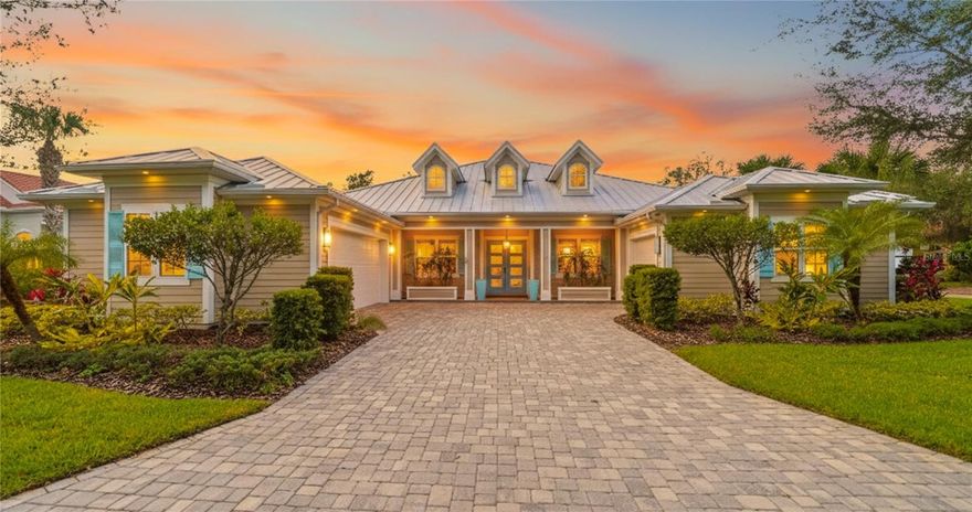 Discover refined coastal living at 4 Flagship Ct, a distinguished 4 bedroom 3.5 bathroom residence tucked within the private, gated enclave of Ocean Hammock. Perfectly positioned on a serene cul-de-sac just minutes from the Atlantic shoreline and the Intracoastal Waterway, this home offers an exceptional blend of elegance, comfort, and timeless design.
Inside, expansive living spaces unfold with thoughtful craftsmanship and an effortless flow. The gourmet kitchen is appointed with a gas stove, an ample pantry, and extensive custom cabinetry, creating a beautiful and functional centerpiece for both everyday living and entertaining.
A dedicated movie room, a private office, and a generous laundry suite elevate the home’s versatility, while the 3-car garage and standing seam metal roof add sophistication and long-lasting value.
The primary suite is a retreat of its own, featuring a spacious walk-in shower, a relaxing soaking tub, and an impressive walk-in closet. Additional bedrooms are designed with comfort and privacy in mind, offering flexibility for family, guests, or personal use.
Set within one of Palm Coast’s most exclusive coastal communities, this residence provides immediate access to premier golf, pristine beaches, and the tranquil beauty of the surrounding natural landscape. Luxury, privacy, and location come together seamlessly in this exceptional Ocean Hammock property.

All information pertaining to the property is deemed reliable, but not guaranteed. Information to be verified by the Buyer. Be advised that cameras may exist recording audio and video inside/outside the property, such as ring doorbells. Photos are digitally enhanced and could be altered, please verify.