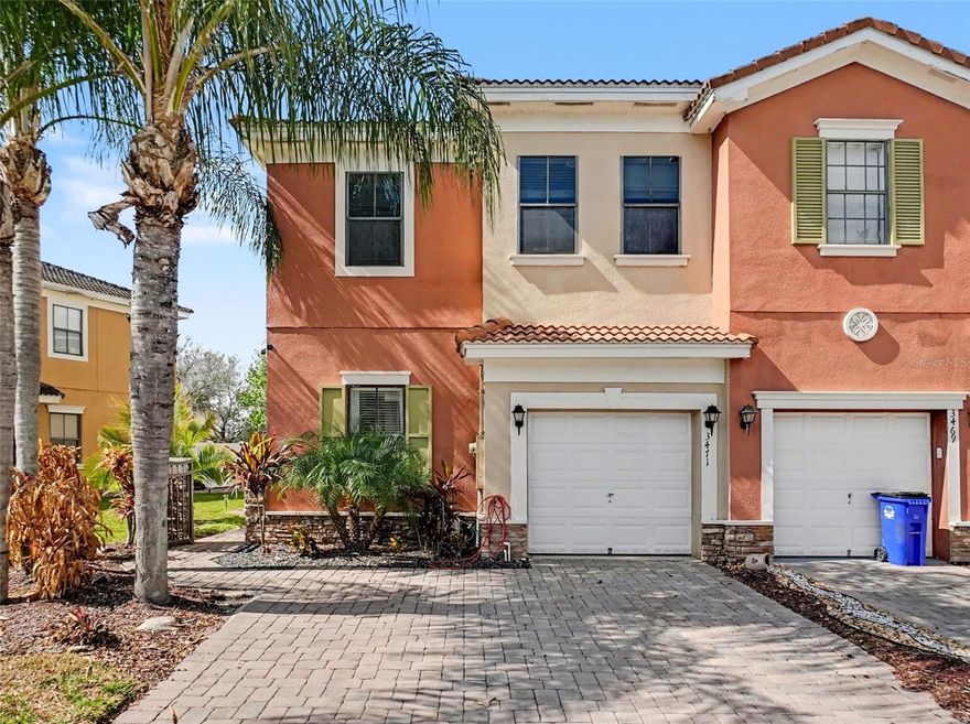 Rare opportunity with an assumable FHA loan—potential buyers can step into favorable financing, subject to lender approval
Welcome to 3471 Allegra Circle in St. Cloud—a desirable end-unit townhome offering 3 bedrooms, 2.5 bathrooms, a 1-car garage, and a layout designed for both comfort and functionality.

Being an end unit, this home offers added privacy, extra natural light, and a more open feel that sets it apart from the rest.

Inside, the main level features laminate and tile flooring throughout, giving you a clean, low-maintenance space perfect for everyday living. The kitchen is both functional and inviting, showcasing light wood cabinetry, stainless steel appliances, and a window overlooking the courtyard, bringing in natural light while you cook and gather.

Upstairs, all three bedrooms are thoughtfully placed for privacy. Two of the secondary bedrooms feature carpet for added comfort, while the primary suite delivers a well-designed retreat with a dual sink vanity, garden tub, walk-in shower, and a private water closet—giving you both space and flexibility.

Enjoy the convenience of a 1-car garage plus access to a community pool, perfect for relaxing without the upkeep.

And here’s the standout advantage—this home offers an assumable loan at just 4.25% interest, creating a rare opportunity for buyers to secure a significantly lower rate than what’s currently available.

End unit, functional layout, and a major financing advantage—this is the kind of opportunity buyers are actively searching for.

Schedule your showing before it’s gone.