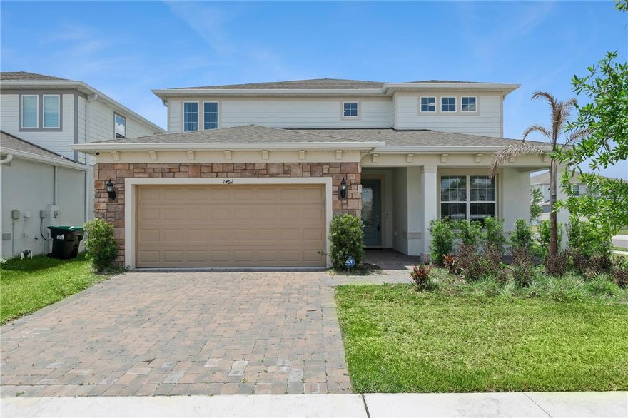 Welcome to this stunning, like-new home in Orlando, ideally situated on a premium corner lot. Barely lived in and just 3 years old, this beautifully maintained residence showcases over $50,000 in builder upgrades and thoughtful enhancements throughout.
Yoe will be impressed by the striking rock-accent exterior and elegant iron rod staircase, setting the tone for the style and quality found inside. The open-concept floor plan offers a bright and modern living space, perfect for both everyday living and entertaining.
This move-in ready home is loaded with features, including a built-in wiring for TVs and smart home integration, a fully paid-off security system (a $5,000 value), and a convenient Chameleon central vacuum system for added ease.
Step outside and enjoy your private outdoor retreat, complete with a summer kitchen—perfect for weekend BBQs and relaxing Florida evenings. The premium corner lot provides added privacy and curb appeal.
Conveniently located near top-rated schools, shopping, dining, and major highways, this home offers the perfect blend of modern comfort, energy efficiency, and everyday convenience.
With its high-end upgrades, outdoor living space, and prime Orlando location, this property delivers exceptional value and lifestyle.
Don’t miss your opportunity to own one of the most desirable homes in this sought-after community—schedule your private showing today! More photos soon