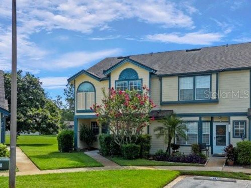 Hidden Gem! You cannot compare this beautiful and spacious END UNIT townhome in Wekiva Reserve. Privacy galore. Grassy areas on all sides. Three spacious bedrooms, 3 convenient bathrooms. Upstairs has soaring ceilings, main floor has open floor plan. All appliances stay including washer and dryer. Fresh paint, carpets newly cleaned, beautiful double lanai. Overlooks greenspace. Owner parking right near the front door. The owner of the home is going to be adding siding on the exterior. Community Pool