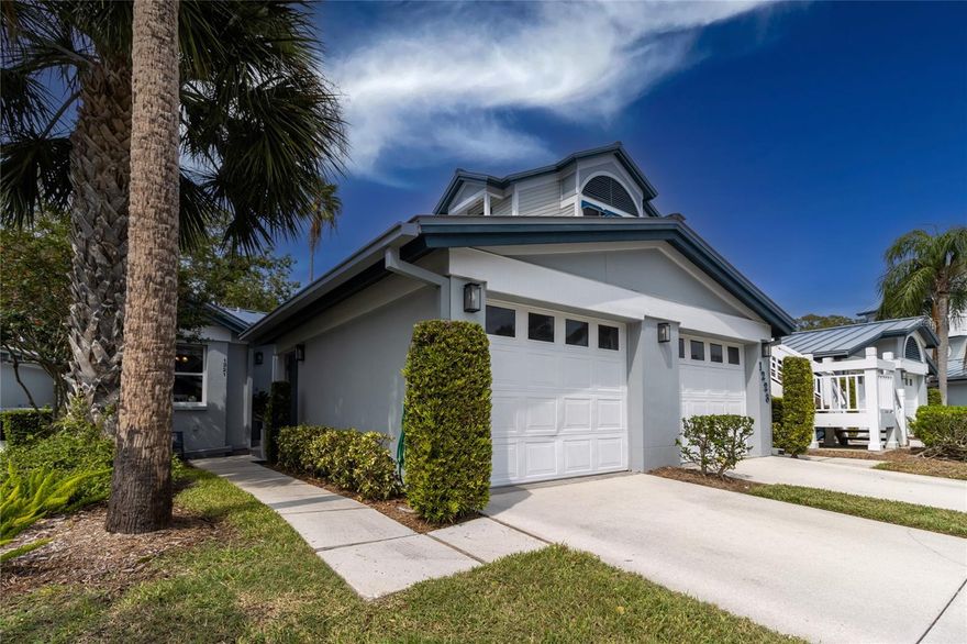 Beautifully turnkey furnished 2-bedroom, 2-bathroom, ground-floor condo available for monthly rent in a gated, resort-style community on Siesta Key. Just a short 5-minute walk to private access at world-famous Siesta Key Beach, known for its fine quartz sand and turquoise waters. This tropical retreat features a spacious open-concept layout, a fully equipped kitchen, in-unit laundry, private garage, and screened lanai. Beach chairs, umbrellas, towels, a beach cart, coolers, and a variety of all-ages beach and pool toys are available free of charge. Residents enjoy a variety of amenities, including two heated pools, illuminated tennis and pickleball courts, a fishing pier with water views, a fitness center, two saunas, a clubhouse, outdoor barbecue grill spots, picnic areas, walking trails, and beautifully landscaped grounds overlooking the beautiful intercoastal waterway. The condo is ideally located near Siesta Key Village, by walking or via free shuttle on the island and in Sarasota, with easy access to restaurants, shops, and entertainment, as well as Crescent and Turtle Beaches. Available for short-term monthly stays; rates vary by season. No smoking; pet restrictions may apply. Taxes not included.