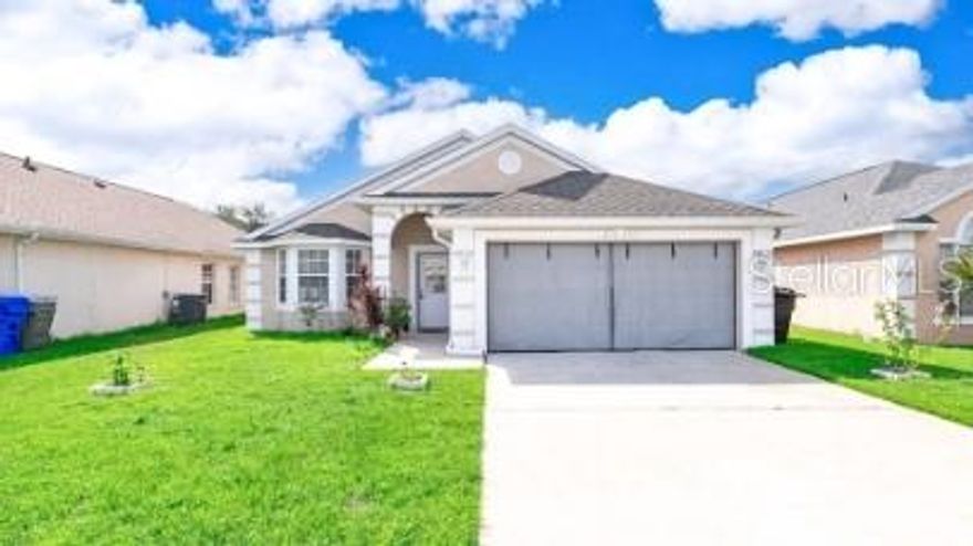 Available November 1st! Experience comfortable living in this beautifully updated 3-bedroom, 2-bathroom home located in the desirable Shannon Lakes - Lakeside Estates community. This residence features a spacious open floor plan with an abundance of upgrades, including a screened porch and a fenced yard, perfect for outdoor relaxation. Enjoy stylish flooring for easy cleanup and modern stainless steel appliances paired with ample countertop space in the kitchen. The bedrooms are spacious, and the bathrooms feature his-and-hers sinks and a garden tub for added convenience. The property boasts a generous two-car garage and an additional driveway area for ample parking. Residents can take advantage of community amenities, such as Lakeside Community Park, which offers tennis and basketball courts, a large playground, and barbecue facilities ideal for family gatherings. Conveniently situated just minutes away from schools, grocery stores, gas stations, medical offices, hospitals, the post office, restaurants, shopping centers, and Orlando Airport, this home offers easy access to Osceola Parkway, the Turnpike, and local theme parks. Additional fee applies for lawn maintenance. INQUIRE NOW!