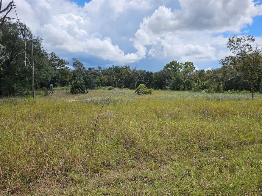 Build your dream home in Rainbow Lakes Estates! This mostly cleared, level ~.99-acre lot sits on a paved road and already has a
temporary utility pole on site (currently inactive, buyer to contact electric company for service setup information). Enjoy no HOA fees, but access to community perks through the Municipal Services District, including parks, lakes, tennis/basketball courts, and a clubhouse.  Close to Rainbow Springs, Dunnellon, and Ocala.  Power nearby, well and septic needed.  Great spot for your next home or future investment.