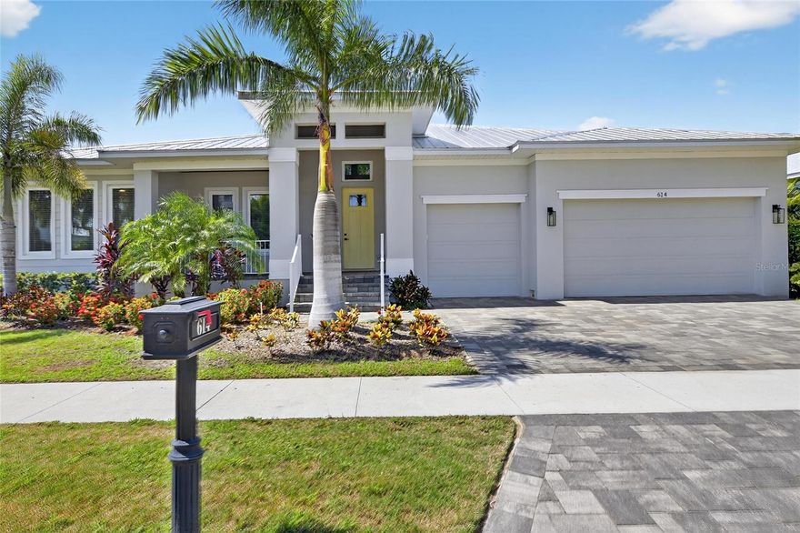 614 Pinckney Drive | 4 Bed | 3 Bath | 3-Car Garage | Custom Pool Home | Canal Access to Tampa Bay | 2,698 Sq Ft | No Side Neighbors | Quiet Cul-de-Sac | Built by Bistro Builders | Formal Office w/ Closet (Possible 5th Bedroom) | Impact-Rated Windows & Doors | Imported Tile Flooring | Surround Sound | Pre-Plumbed Outdoor Kitchen | Ready for your dock and lift

Welcome to this stunning custom-built waterfront home in the highly sought-after gated community of MiraBay. Built by Bistro Builders, this 2,698 square foot residence features 4 bedrooms, 3 full bathrooms, and a private office with a closet that can easily serve as a 5th bedroom. Located on a quiet cul-de-sac with no side neighbors, this home backs to a beautifully landscaped community pond area, offering both privacy and peaceful views.

Enjoy direct canal access to Tampa Bay, perfect for boaters and water lovers. The home showcases high-end finishes throughout, including imported tile flooring, impact-rated windows and doors, and integrated surround sound. The gourmet kitchen and open living areas are ideal for entertaining, and the pre-plumbed outdoor kitchen is ready for your custom design. The spacious three-car garage provides ample room for vehicles, storage, or a workshop.

The MiraBay community offers a wide range of resort-style amenities including resort-style pools with waterslide and lap lanes, clubhouse with cafe, lounge, 24 hour fitness center, Pickleball, tennis and basketball courts, walking and biking trails, kayaking, paddleboarding, and year-round events for all ages. Mirabay is a golf cart friendly neighborhood with back road access via carts to the mirabay shopping plaza which has several dining options, grocery store, nail salon, hair salon, dry cleaner and many other amenities

This exceptional home blends Florida luxury living with the comfort of a quiet, waterfront neighborhood.