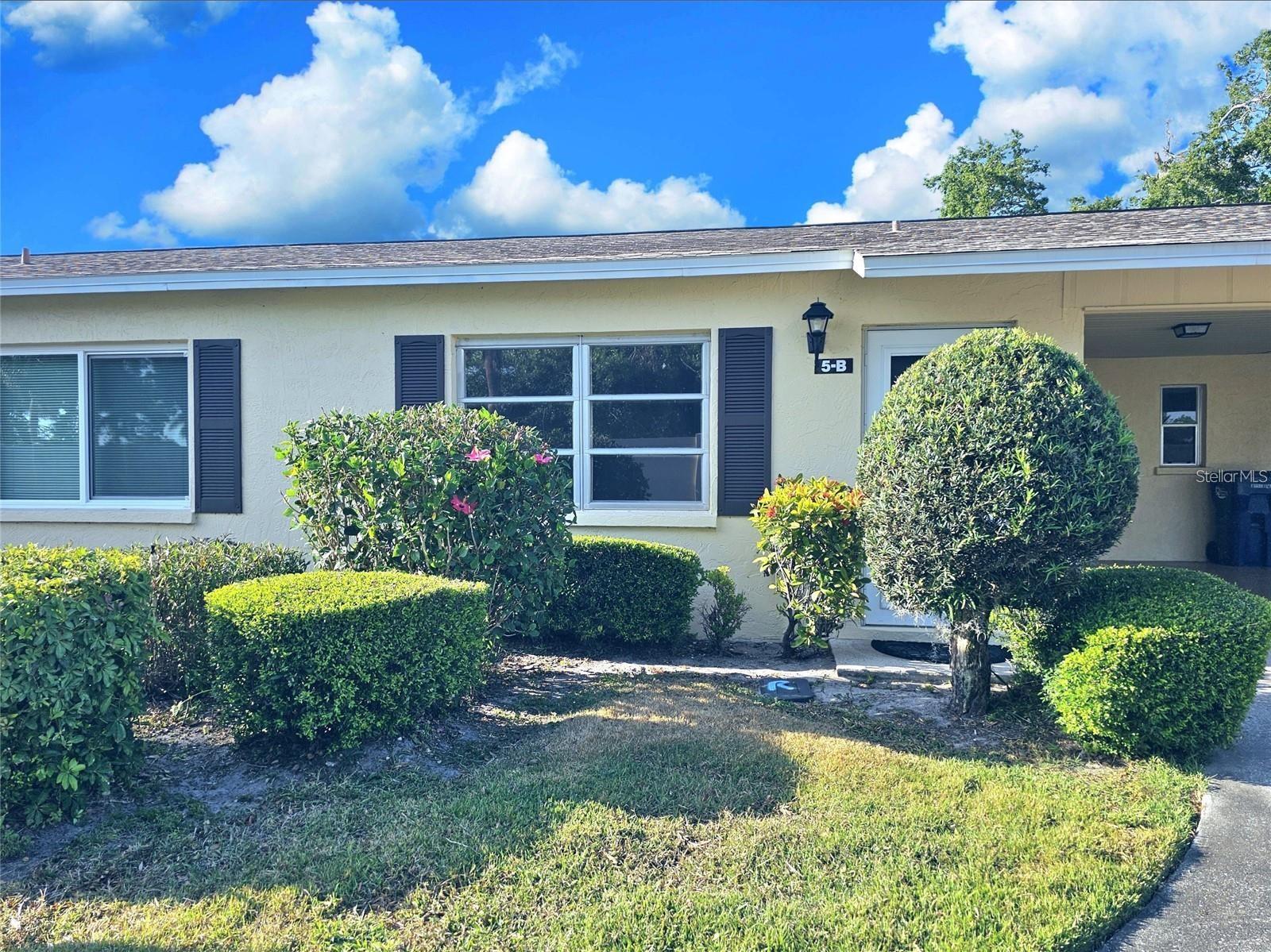 One or more photo(s) has been virtually staged. Welcome home to this lovely two-bedroom villa in the gated community of Desoto Villas! This move in ready home is the perfect spot to make your dream of owning a winter retreat a reality. With a large, heated community pool, clubhouse, tennis/pickleball courts and shuffleboard will allow you to be as active as you wish. Located on a dead-end street for ultimate quiet living. The home is freshly painted inside and out and there is a new roof in place. Perfect for a quiet retreat to relax after a day at the beach or an evening of shopping at UTC. The bathroom has had a recent update. You will find the open floorplan light and bright. A back patio allows you to sit and enjoy the great outdoors. Outdoor storage and a private laundry room add to the list of favorable options. This home is short distance to the beach and a quick ride to SRQ; plenty of golf courses, restaurants and entertainment nearby. The active 55 plus community has affordable maintenance making it the perfect option for any budget. The seller is leaving it partially furnished so it will be move-in-ready! Don't wait schedule your private showing today!