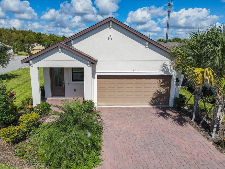 Don't miss the opportunity to purchase this nearly new 2022 built Amalfi model home in the desirable Viareggio neighborhood at this amazing price. This home has only been used for 2 seasons for 3 months each season. Price includes home as shown and golf cart. Tastefully decorated and updated. Why buy a Villa or older home when you can own this single like new home for the just about the same price. TILE FLOORING THROUGHOUT MAIN AREA AND WET AREAS, KITCHEN ISLAND, PENDANT LIGHTING, 36"CABINETS WITH MOLDING,SS LG REFRIGERATOR WITH SMART GRID WIFI, WATER, ICE CUBES, AND CRUSHED ICE IN DOOR, UNDER ISLAND ADDITIONAL CABINETS WITH SHELVING, DOUBLE SS SINK WITH SINGLE HANDLE FAUCET, AQUASANA PURIFIED WATER DISPENSER, AND PUSH BUTTEN GARBAGE DISPOSAL. QUARTZ COUNTERS, NEUTRAL TILE BACK SPLASH, AND PANRTY. CEILING FANS IN GREAT ROOM, AND BOTH BEDROOMS, LG WASHER/DRYER, REFRIGERATOR, WINDOW TREATMENTS, FURNITURE AND GOLF CART INCLUDED. Homeowners Association fee includes BlueStream TV and Internet, lawncare, lawn irrigation, and 24 hour gated security. ***Solivita is an active adult 55+ community located in Kissimmee, Florida. It is approximately 50 minutes from Disney World & the Orlando International Airport. Solivita has a total of 5,470 homes. Approximately 10,000 - 11,000 persons live in Solivita during the winter while approximately 7,500 live in Solivita during the summer. Enjoy your active years in this piece of paradise. Solivita amenities include: - a manicured SOFTBALL diamond & field - 36 holes of CHAMPIONSHIP GOLF that can be played by joining the Stonegate Golf Club or paying as you go - 2 STATE of the Art AMENITY centers with updated exercise equipment, yoga studio & meeting rooms - 3 restaurants - 14 HEATED POOLS 17 PICKLEBALL courts - 9 TENNIS courts - 4 BOCCE BALL courts - 4 SHUFFLEBOARD courts - 3 HORSESHOE pits - a BILLIARDS room - miles of bike paths - 2 DOG PARKS (Small & LargeDogs) - Corn Hole - Tot Lot PLAYGROUND - COMMUNITY GARDEN - over 250 resident clubs. The HOA: - maintains the LANDSCAPING & IRRIGATION systems in the common areas as well asat individual homesites - maintains the roads throughout the community - PROVIDES SECURITY with gate guards and mobile patrols including the Polk County Sheriff - allowsAUTOMATED GATE ACCESS for residents via license plate readers - provides residents with Fiber Optic Internet & TV service.***Poinciana Lakes Plaza is a MAJOR NEW SHOPPINGCENTER that opened directly across from the Solivita Main Gate in Summer of 2024. It features Sprouts Grocery, TJ MAXX, Ross, Burlington, Rack Room Shoes, 5 Below, Ulta,Outback, First Watch, 5 Guys, Urgent Care, Dentist, TD Bank, Petco, Mike's Subs & Hair Cuttery PLUS MORE TO COME.***