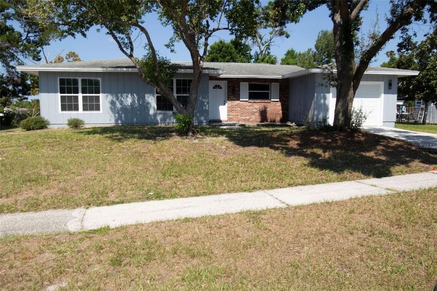 Completely Renovated Corner Lot Gem! Welcome to your dream home! This beautifully renovated 3-bedroom, 2-bathroom home with a single-car garage sits on a desirable corner lot and offers the perfect blend of modern comfort and classic charm. No detail has been overlooked in this stunning remodel, making this home truly move-in ready. Step inside and be greeted by an open-concept floor plan, perfect for entertaining and everyday living. The spacious living area flows seamlessly into the dining and kitchen areas, creating a bright and airy atmosphere. Prepare culinary delights in the brand-new kitchen featuring sleek stainless steel appliances, ample counter space, kitchen island, and stylish cabinetry. This home boasts a long list of updates, including: New Windows: Enjoy energy efficiency and natural light throughout. New Doors: Enhance curb appeal and security. New Stainless Steel Appliances: A chef’s delight! New Water Heater: Worry-free comfort. New HVAC: Stay comfortable year-round. New Electrical Panel: Peace of mind and enhanced safety. The three bedrooms offer comfortable retreats, and the two beautifully updated bathrooms provide a spa-like experience. The single-car garage provides convenient parking and additional storage space. Located on a corner lot, this home offers extra privacy and curb appeal. Enjoy outdoor living in the spacious yard, perfect for gatherings and relaxation. Don’t miss this opportunity to own a completely renovated home in a prime location.