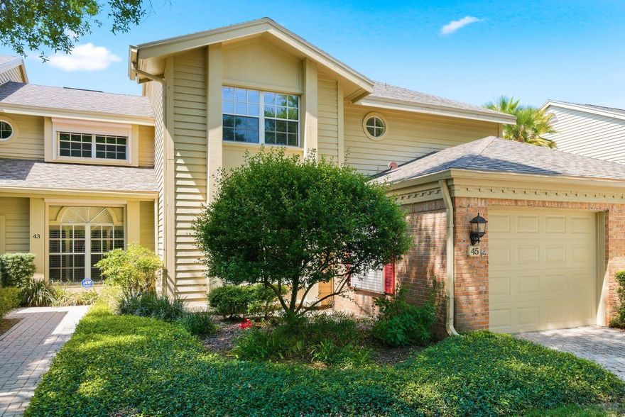 This 3-bedroom, 2-bath condo in Belleair offers 2,013 square feet of single-level living in a ground-floor corner unit with direct views of the Pelican Golf Club fairway. Located in Pelican Place North, the property was built in 1984 and sits in Flood Zone X in a non-evacuation area approximately 50 feet above sea level. The layout provides no stairs from entry through the main living areas, a feature not found in many competing units, along with a split-bedroom design and a 1-car attached garage with driveway and guest parking.

The interior connects the living, dining, and kitchen areas in an open layout with consistent natural light. The kitchen was updated in 2016 with white cabinetry, granite countertops, stainless steel appliances, tile flooring, pantry storage, and a built-in wine rack. Hardwood flooring runs through much of the home, and the living room includes plantation shutters and a wood-burning fireplace. The primary suite includes a sitting area, a walk-in closet with custom shelving, and a fully renovated bathroom completed in 2023 with a walk-in shower, soaking tub, and updated tile finishes. An interior laundry area adds everyday functionality.

Recent updates reduce near-term ownership costs compared to similar properties. Improvements include hurricane shutters installed in 2020, new flooring in 2020, a guest bathroom renovation in 2020, fresh interior paint in 2023, and a water heater installed in 2025. The HVAC system was installed in 2016. The roof was replaced in 2025 and is maintained by the HOA, and there are no proposed special assessments at this time. Central air and heat, public utilities, and block construction contribute to system reliability.

Outdoor space includes a screened lanai with golf course views and room for seating. The attached garage provides direct access, unlike upper-level units that require exterior entry. Community amenities include a private pool, clubhouse with a kitchen, dining area, and direct access to the Pinellas Trail.

The monthly HOA fee of $876 covers exterior maintenance, roof, insurance, internet, water, sewer, trash, and pest control. The community allows up to two household pets with no stated weight limit, subject to association approval. Leasing is restricted with a 12-month minimum and a there is a required ownership period before leasing.

Located in Belleair, the property provides access to Gulf beaches, Clearwater, and Largo while maintaining a residential setting near recreation and daily conveniences.