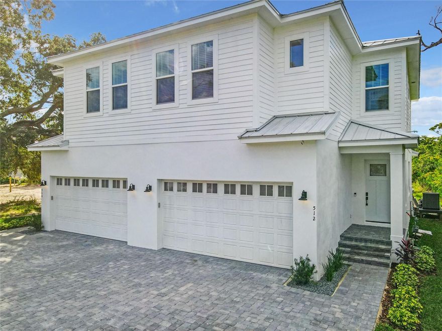 Fully furnished, new, private pool and with boat slip included with up to 30 ft boat in one of the best locations in NSB only 2 blocks from Flagler Ave.. 3 bedroom 3.5 bath plus loft, 2 car garage and fully furnished with private pool and boat slip on property included with rental up to 30 ft boat. . Only 2 blocks from Flagler and half mile to beach ramp. If you’re looking for a family-friendly place beachside in New Smyrna Beach with a private pool, this is the place! The spacious bi-level duplex has a wonderful open floor plan, lots of natural light, and features all the amenities to make you feel at home. In addition to the 3 bedrooms, there is a loft for additional sleeping space pull out couch) or a lounge area. You will love the quiet neighborhood and the home’s proximity to the beach, restaurants, and attractions. Also, it’s a short walk to Flagler Ave that has everything you could need, and the closest beach walkway is only ½ mile away! The property boasts a fantastic feature that sets it apart from other New Smyrna Beach – A private boat slip can accommodate boats up to 30 ft! This provides a great opportunity to explore the surrounding waterways (part of the most bio-diverse estuary in all of North America) and enjoy various aquatic activities. The boat slip comes equipped with electric and water hookups, making it effortless to prepare and maintain your vessel. The location is one of the best of NSB, close to everything.