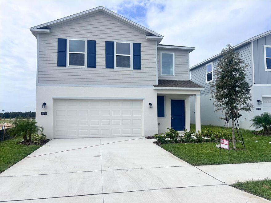 One or more photo(s) has been virtually staged. Start Your New Chapter in Eagle Lake — This modern 4-bedroom, 2.5-bath home, built in 2025, offers 1,874 sq. ft. of thoughtfully designed space in the Ranches at Lake McLeod community. The open-concept layout connects the kitchen, dining, and living areas, extending outdoors for seamless indoor-outdoor living. Upstairs, a bright loft separates the secondary bedrooms from the private owner's suite.

Situated on a private 4,356 sq. ft. lot, the home features a two-car garage, contemporary finishes, and integrated “Connected Home” technology. Enjoy exclusive community amenities such as a clubhouse, gym, pool, dog park, sports courts, a dock, mobile security patrol, and more.

Just minutes from shops, restaurants, and nature trails, you’ll be near water parks, hiking, and endless recreation around Winter Haven. This is the lifestyle you’ve been envisioning—one designed to grow with you in harmony.

Come and feel what it’s like to live in a place where every detail is designed for you.