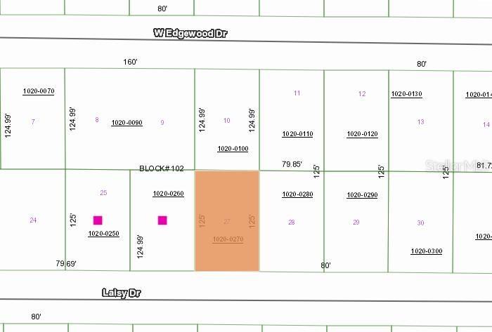 PARADISE LAKES SUB - Land