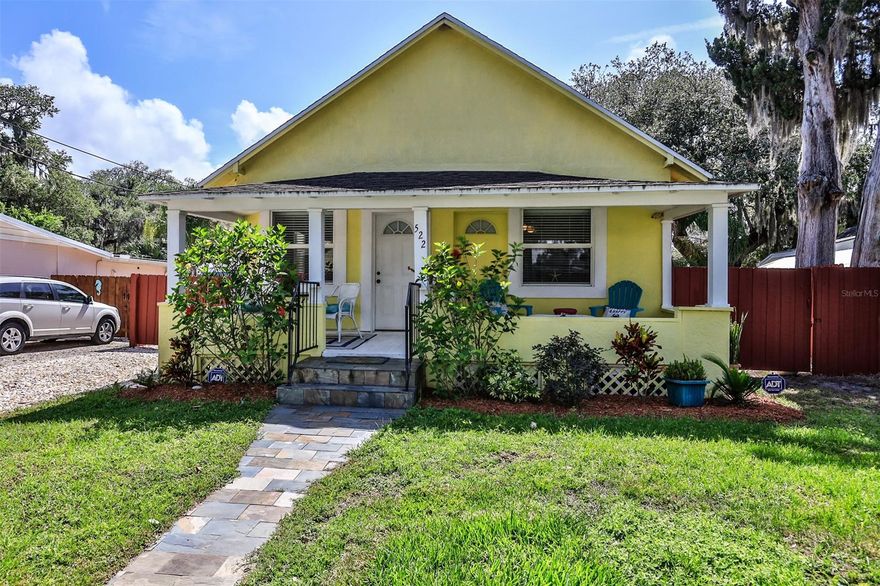 Live Between US-1 and the River in this Historic New Smyrna Beach Home just a quick walk to the River and Downtown. Enjoy all the Festivities and Shopping, Walk or take a Bike ride to the Beach. This Home has Beautiful Hard Wood floors, Stainless Appliances, Hurricane Resistant Windows, Slate Walkways, Porch and Outside Shower Area. 30 Tons of Rock for Driveway, Back Yard is all Enclosed and has a 10x12 Shed with Electric and Roll Up doors, Outlets and Window. This Home is Perfect for the Winter Resident, Retiree or for a Family Vacation. This Home Has Lots Of Charm! ;Water: City