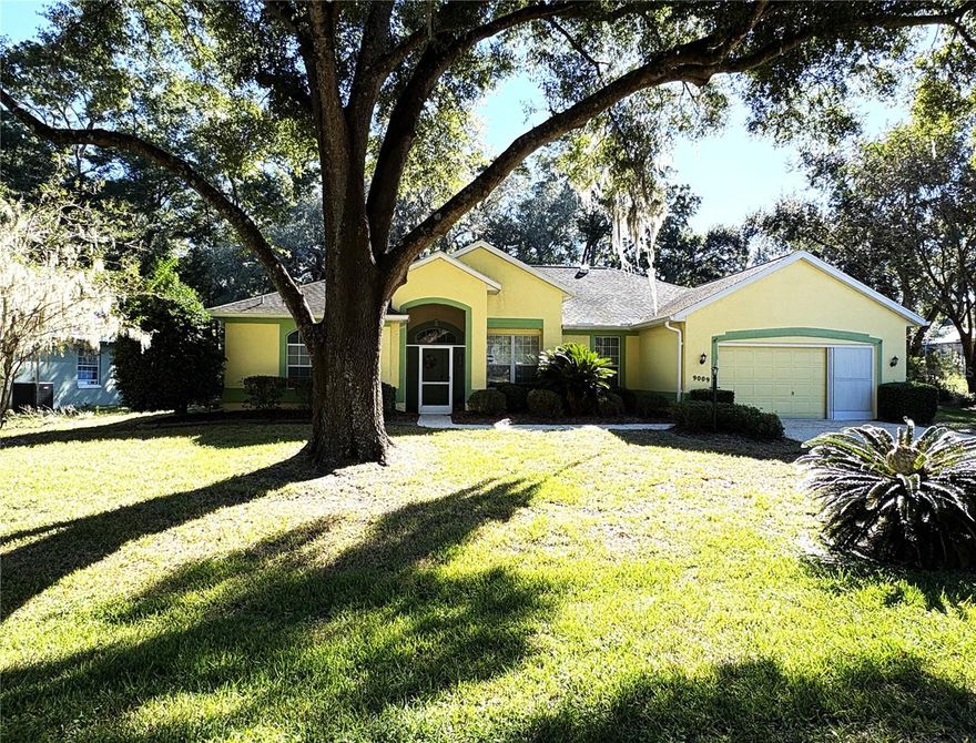 Beautifully maintained home located in the Fairway Estates subdivision of Rainbow Springs Country Club Estates.  This home features 3 bedrooms, 2 bathrooms and a two-car garage with a pool.  The Greystone Model has always been a favorite in the community and this one shows why.  Separate Living and Family Rooms, formal dining and a small area off kitchen for informal meals as well as a breakfast bar. Newer appliances all work well and will be left in the home. The kitchen and family room have hardwood flooring. The split plan has 2 bedrooms and the guest bath on the opposite side of the home from the primary suite for privacy. The large lanai with new screening on the screen room over the pool is great for entertaining.  The pool has both solar heat and an electric heater for the chilly seasons.  The back yard is full of blooms in the spring, but a bit of trimming would bring back the access to the green way that used to be the golf course directly behind the home which gives you access to walk fido or just go walking for exercise.  This home has it all and has been well taken care of. The ANNUAL ASSESSMENT will be $250/year beginning in 2026.  This gives you access to the Member only River Park where you can swim, launch your kayak/canoe/paddleboard/tube and several options for hanging to just enjoy the river life with friends and neighbors while picnicking, talking or watching the wildlife on the river.  The Community Center offers a billiards room, fitness room, several meeting rooms as well as outside activities that include tennis/pickle ball, basketball, horseshoes, shuffleboard, disc golf, bocce or swimming in the community pool.  There is also a public restaurant on site,