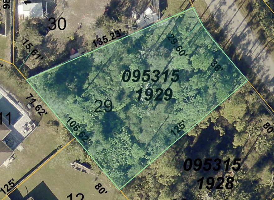 Vacant residential lot with a long, deep footprint and wider rear layout in North Port — priced aggressively compared to nearby offerings.
The lot’s shape creates a subtle pie-style feel, opening up toward the back and providing added flexibility for home placement and backyard design. Its depth allows the home to sit comfortably forward while preserving usable outdoor space behind.
Zoned R-1 (single-family residential) and located in an established neighborhood where many homes are already built, giving buyers a clear sense of the surrounding area. With several nearby lots currently priced higher, this property stands out as a strong value option for buyers looking to build without overpaying for land.
Convenient to shopping, dining, parks, and major roadways. Buyers to verify utilities, flood zone, and building requirements.