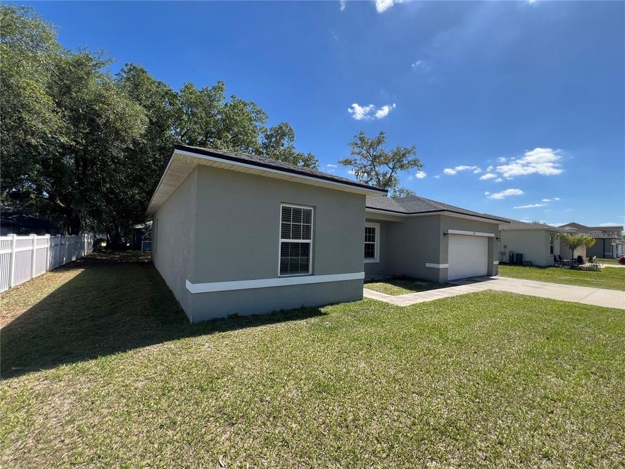 This is a modern 3-bed/2-bath house with a lot of upgrades. The house will come with tile all over the place even in the spacious bedrooms. The kitchen has an island where you can see the granite countertops . The bathrooms also have granite counter tops. This home has a microwave, dishwasher, refrigerator, and range.