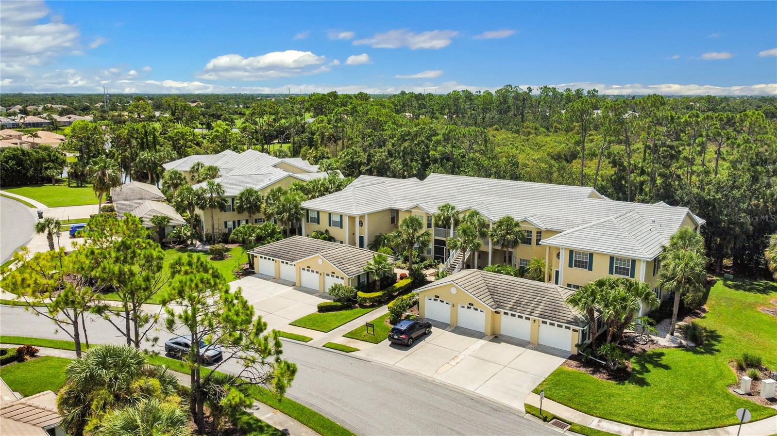 First-Floor Condo with Private Preserve Views.
Experience the best of Florida living in this spacious 3-bedroom, 2-bath first-floor condo with a detached garage and private driveway. With no stairs and maintenance-free living, this home offers convenience and comfort at every turn. The condo is offered furnished if desired.
The open layout is filled with natural light, featuring a bright Florida room and screened lanai overlooking the tranquil preserve. The living and dining areas flow seamlessly into the kitchen, complete with a breakfast bar and a cozy eat-in nook—perfect for entertaining or casual everyday living. The refrigerator and dishwasher were recently updated.
The primary suite is a private retreat with a huge walk-in closet, beautiful bay window, dual sinks, and a walk-in shower. A split floor plan ensures privacy for guests with two additional bedrooms and a full bath, while a dedicated laundry room adds everyday ease. The private driveway also offers parking for two additional vehicles, making it easy to host visitors.
With condominium ownership, exterior maintenance is fully handled, giving you the freedom to enjoy a carefree lifestyle. The community offers two sparkling pools and an active clubhouse, while optional membership at Plantation Golf & Country Club offers two 18-hole championship golf courses, 13 Har-Tru tennis courts, 6 pickleball courts, Bocce Ball, fitness center, Jr. Olympic pool along with dining and activity programs.
Just minutes from Venice’s beautiful beaches, Wellen Park Downtown, shopping, dining, and easy access to I-75, this condo combines privacy, convenience, and the vibrant Florida lifestyle you’ve been looking for.