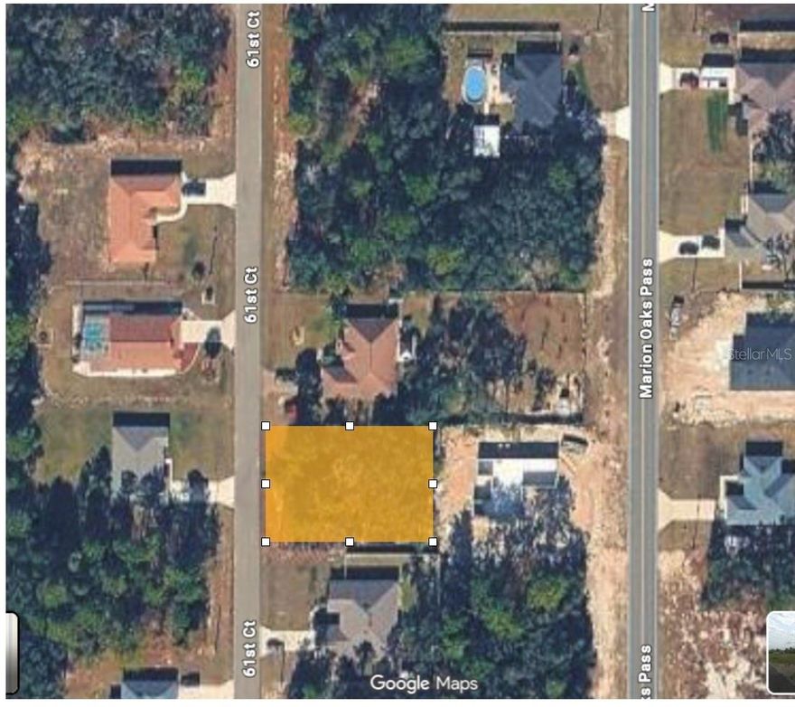Build your vision on this spacious residential lot in the desirable and fast-growing Marion Oaks community in Ocala, Florida. Ideally suited for a custom home or long-term investment, this property offers ample space for a personalized project in an area experiencing strong appreciation and continued development.

Ocala is widely recognized for its scenic landscapes, renowned horse farms, and relaxed lifestyle, while still providing convenient access to shopping, dining, and essential services. Public water is available in the area, with a septic system required, making utility connections straightforward. The neighborhood features established infrastructure and easy access to major roadways.

Located approximately 80 miles from Orlando, this property offers the perfect balance between peaceful living and proximity to Central Florida’s major employment and entertainment hubs. Whether you are planning to build now or hold for future growth, this lot represents an excellent opportunity in one of North Central Florida’s most promising markets.