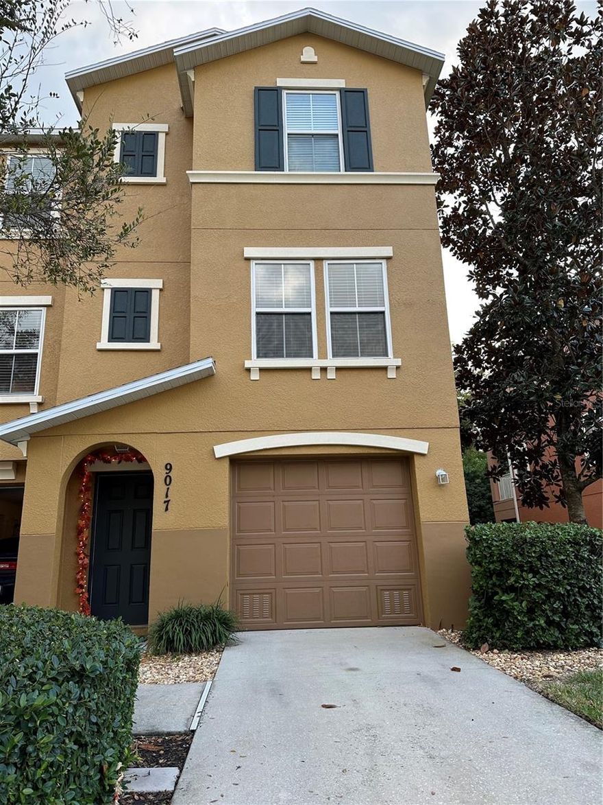 Gated Community Located in Lakewood Ranch! 3 Bedrooms, 2.5 Baths, and 2 Car Tandem Garage Townhouse. This End Unit offers Lots of Sunlight. First Floor is a Tandem Garage with Lots of Space for 2 Cars and Storage. The Middle Floor has a Large Eat-in-Kitchen, Sliding Doors leading out to the Screened Lanai overlooking a Wooded Preserve, Half Bath, and a Spacious Great Room. The Third Floor has 3 Bedrooms. The Master Bedroom has a Slider leading out to a Balcony, 2 Full Baths, and Washer/Dryer. New Air Conditioner and Hot Water Heater. Willowbrook is minutes from UTC Mall, Downtown Sarasota and Lakewood Ranch Main Street. Community Pool!!
