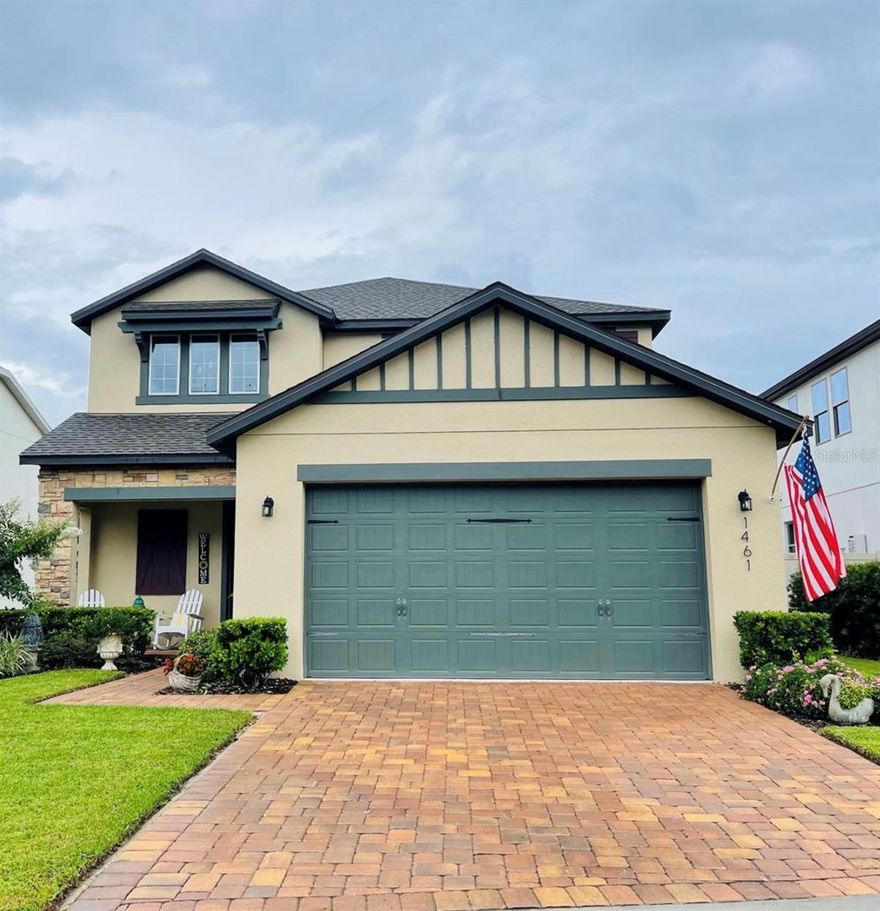 This beautiful home located in Arden Park South -a desirable guard gated community .YOU will love this stylish 4 bedroom, 3.5 bath residence situated on a beautifully landscaped spacious conservation lot with water viewhen you enter the home, you are greeted by an elegant entryway and view of the custom staircase, which sets off the style of the home. The main floor itself has beautiful ceramic wood-look tile and custom engineered hardwood flooring throughout, bright and airy paint colors, an abundance of windows and high ceilings and an open and inviting lanai, overlooking conservation and the lake in the distance. The beautiful style extends to the kitchen, where you will find a chef's dream come !This floor plan filled with MANY UPGRADES, OUTSTANDING FEATURES, graceful architecture, and ATTENTION TO DETAILCommunity features include a pool, cabana, park, playground, walking trail, and a 24-hour Envera monitored gate. You also have access to Arden Park North community center and amenities directly across the street. Easy access to major highways, 429, Turnpike, Maitland Exchange. Minutes from shopping, Publix, Forest Lake Golf, and downtown Winter Garden. Just walking distance from the West Orange Bike Trail. This will not last long, call today for your private showing.