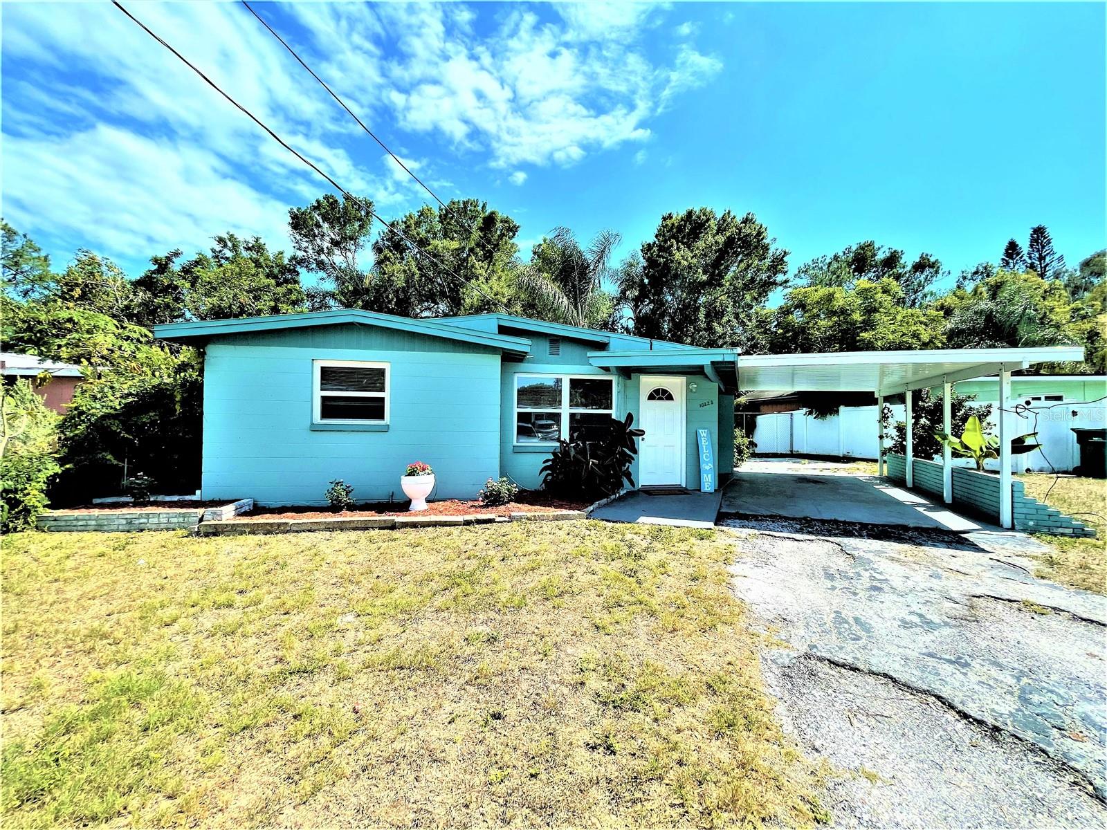 Beautifully updated 2 bedroom, 1 bath home with a carport, screen porch and fenced in backyard in Largo. NEW ROOF WILL BE INSTALLED THIS WEEK. The beautiful brand new open white kitchen, marble back splash and granite countertops. There is a new tastefully remodeled bathroom. House freshly painted and offers a brand new AC, new light fixtures, new sliding door and all brand new impact resistant windows. This block home features beautiful fully screened back patio. This home is within short drive to several parks that include pickleball, basketball, baseball, tennis, playgrounds, and a skate park. Short drive will get you to shopping malls, Splash Harbor Water Park, Walsingham Park, Botanical garden and all restaurants and bars in town. Only few min drive to the white sands - to enjoy snorkeling, paddle boarding, swimming and beautiful sunsets on the Gulf of Mexico. Largo mall is just a few blocks away. Live in this cute house all year around like you are on vacation. The location allows short term rental. There is no HOA, CDD. Boat parking is allowed. Call now to see this affordable beauty!