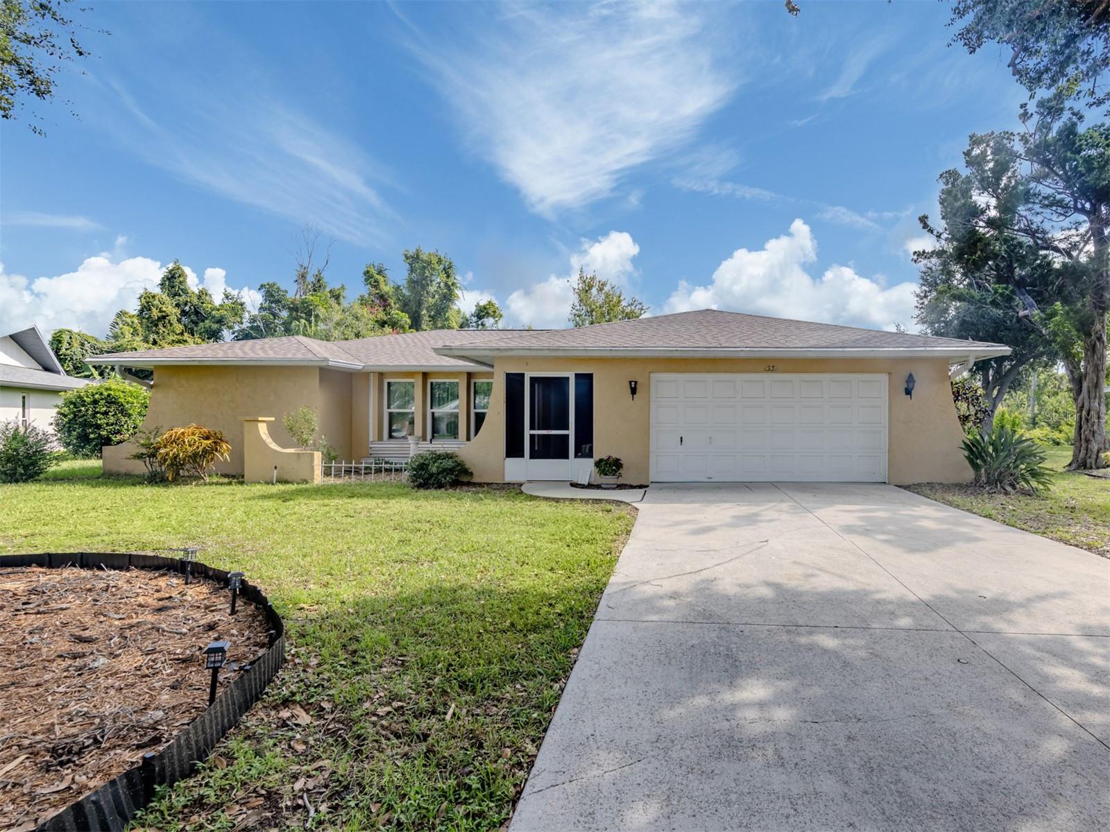 Welcome to Pinebrook South community! This 3 Bedroom, 2 Bath, 2 car garage home is tucked away on a quiet street. The home features a large living room, large family room, and a split bedroom floor plan. The roof was replaced in 2024, the A/C in 2019. It has hurricane shutters and hurricane windows. Good Bones Bring you vision. A large pool overlooking a preserve to fully enjoy Florida weather. You will also enjoy CITY WATER & SEWER. Pinebrook South is a popular deed restricted community with a low HOA fee. The HOA fee gives you access to a large clubhouse, heated pool, library, game room, shuffleboard courts, kayak storage and boat ramp to Curry Creek. This neighborhood is located just minutes away from Historic downtown Venice, beaches, restaurants. Close to I 75, US 41 and new hospital. No CDD fees.