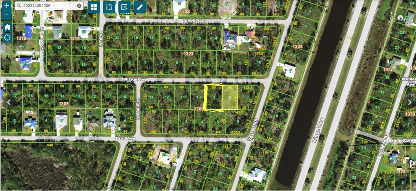 Priced at $19,000 each lot. Welcome to Wicker Avenue, nestled in the tranquil and scenic area of Port Charlotte—just north of downtown Punta Gorda and minutes from both I-75 and the new Sunseeker Resort. This offering includes two adjacent lots, combining to create a generous half-acre homesite—ideal for building your new Florida residence. Enjoy the benefits of a south-facing backyard, perfect for year-round sunshine and the enjoyment of a private swimming pool. With no HOA, CDD fees, or deed restrictions, you are free to bring your recreational vehicles and