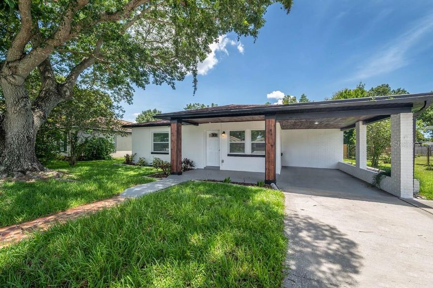 Very nice and beautifully updated home available for November 1st move-in. Property has a new kitchen with stainless steel appliances and granite countertops, tile flooring, upgraded light fixtures and window blinds, new bathrooms, laundry room with washer and dryer, screened back porch, fenced yard, storage shed, and much more. Home is light and bright and shows very well. Additional storage available in back yard shed. Convenient central location!