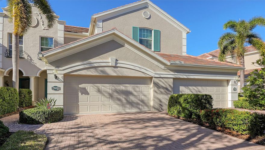 Rarely available ground floor condo with attached 2 car garage in popular Botanica on Palmer Ranch. This unit has been exquisitely updated & has private preserve views. Some of the updates include: new luxury vinyl flooring, remodeled master bathroom with quartz counters, new fans & light fixtures, new hurricane windows (except sliders), 3 yr. Old AC & hot water heater. Kitchen features updated appliances & back splash. New open view screening on the lanai. The interior & exterior have been   re-painted & the building has a new roof. Botanica is the ultimate in maintenance free living. The fee includes: all exterior maintenance, cable TV, water sewer, exterior insurance, beautiful community center, 2 heated pools, state of the art fitness center & updated clubhouse. This exclusive gated community is  conveniently located in the heart of Palmer Ranch near shopping, Legacy bike trail & a short drive to world famous Siesta Key Beaches.