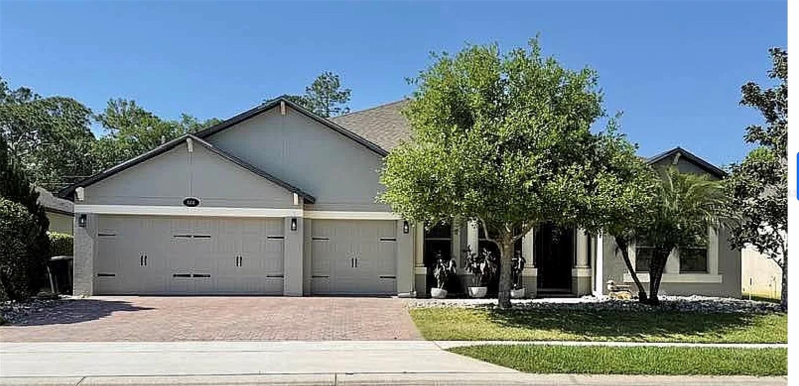 Move in ready pool home located in the gated community of Astor Grande at Lake Forest. This 3 way split plan features four bedrooms, and three full bathrooms. The kitchen features stainless steel appliances, dual oven, two islands and dual sinks. Elegant touches throughout the home including upgraded light and fan fixtures.