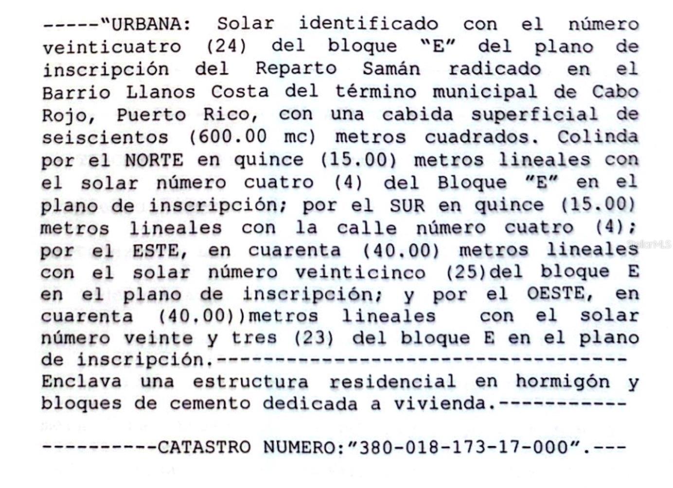 LLANOS COSTA - Residential