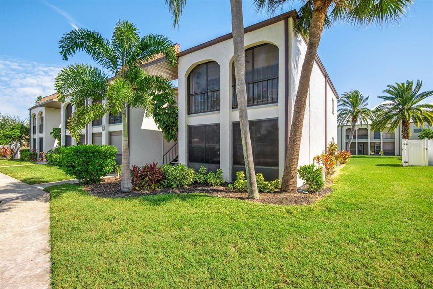 Experience the best of Florida living in this resort-style 55+ community condo! Step into your bright, end unit, just moments away from sparkling pools, tennis courts, and a lively community atmosphere. This is the perfect place to embrace the lifestyle you deserve. Relax in one of the two heated pools, challenge friends on the tennis courts, or host gatherings in the clubhouse, complete with a chef-inspired kitchen. The on-site manager ensures hassle-free living, while rent covers water, sewer, trash, and basic cable for your convenience.

Inside, enjoy an open floor plan designed for both relaxation and entertaining. Step out onto one of the two serene patios to sip your morning coffee or unwind in the evening. Ideally located near shopping, dining, and medical facilities, and just minutes from I-275, you're a short drive away from Tampa International Airport, vibrant downtown St. Petersburg, the Sunshine Skyway Bridge, and the stunning Gulf Coast beaches.

Don't just dream of the Florida lifestyle—live it! Make this condo your new home and start enjoying all the Sunshine State has to offer.