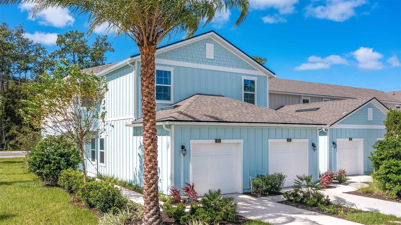*No seller incentives offered*
Settle into Bridgewater, a vibrant new home community in the beautiful city of St. Augustine, Florida. Nestled in the rapidly growing St. Johns County, Bridgewater offers the perfect combination of modern living and convenience. Located just off County Road 210, with quick access to I-95, residents can easily reach both Downtown Jacksonville and the historic charm of St. Augustine in just a short drive.
Bridgewater by D.R. Horton features an impressive selection of two and three-bedroom townhomes, each thoughtfully designed to cater to your lifestyle. Bridgewater townhomes come equipped with premium features such as granite countertops and tile flooring throughout the first floor and in all bathrooms. With options for one or two-car garages, each home offers ample space for your vehicles and storage needs. Additionally, many floorplans include screened lanais, perfect for enjoying Florida's year-round sunshine.
Beyond the homes themselves, Bridgewater boasts an array of top-tier community amenities designed to enhance your living experience. Residents can relax and unwind at the resort-style pool and cabana, stay active in the state-of-the-art fitness center, or enjoy outdoor fun at the playground, volleyball court, and dog park. Whether you're seeking relaxation or recreation, Bridgewater offers something for everyone.
Whether you're a first-time homebuyer or looking to downsize, Bridgewater has something to offer. Call or visit our model homes and start your journey to owning a beautiful new townhome in St. Augustine today.
