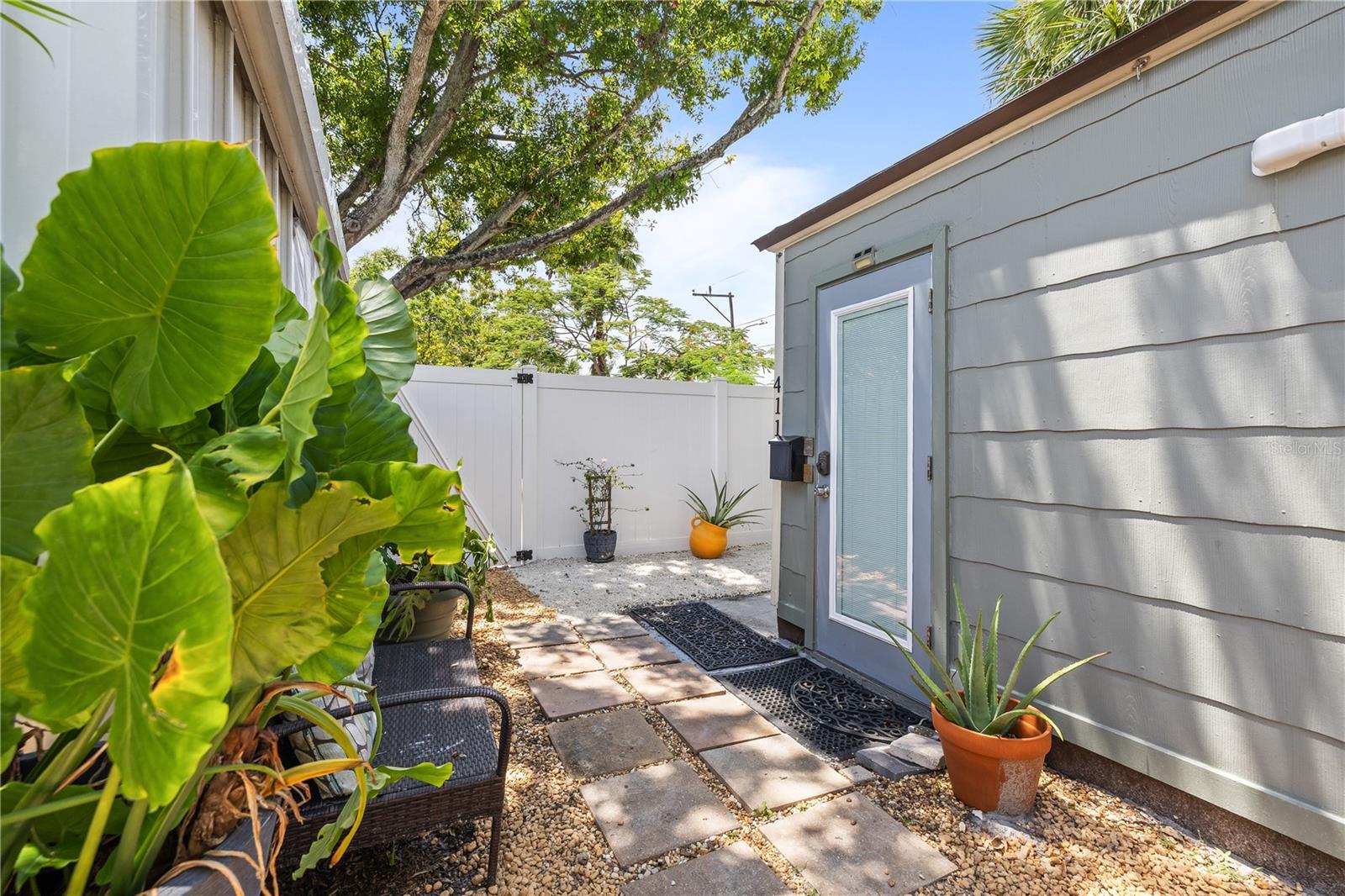 BEST APARTMENT IN KENWOOD! This fully furnished studio has everything you’ve been looking for, IN UNIT LAUNDRY, your own OFF STREET PARKING spot, a private outdoor hangout, and a built-in security system, all in one of St. Pete’s most vibrant, walkable neighborhoods.
Just steps from the buzz of the Grand Central District and a short stroll to the city’s best coffee shops, bars, and restaurants on Central Ave, you’ll be living in the heart of the action while still having your own peaceful retreat.
Why You’ll Love It:
• Fully equipped kitchen (yes, all the appliances are here!)
• In-unit washer/dryer—no laundromat runs ever again
• Private entrance + your own parking spot
• Chill outdoor space perfect for morning coffee or evening cocktails
• Security system for peace of mind
• Stylish, comfy furnishings so you can move right in.
Beaches, downtown, and all the local culture you can handle are minutes away. Live where historic charm meets modern convenience,this is St. Pete living done right.
Please contact Landlord Directly for showings: (772)971-6746