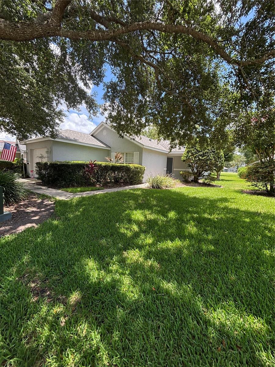 What a gem of a property, FULLY FURNISHED turnkey ready to move-in. Almost directly across the street from the clubhouse and all its amenities, pool, tennis courts, driving range and more?! To top off this amazing property's location, how about your private, screened in covered patio overlooking the 18th Fairway and Green. Did someone say, "19th hole?" Why, that would be your backyard and covered screened-in Patio. Drive your golf cart directly to your back door for a refreshing cold one! Seriously, it's that convenient. Or head across the street to the clubhouse lounge and/or restaurant. This impeccably maintained upscale golf community is Mount Dora's finest. Included in your monthly rent is pest control, yard maintenance, Secuity system, keypad/code entry and s much more. Hurry on this one!