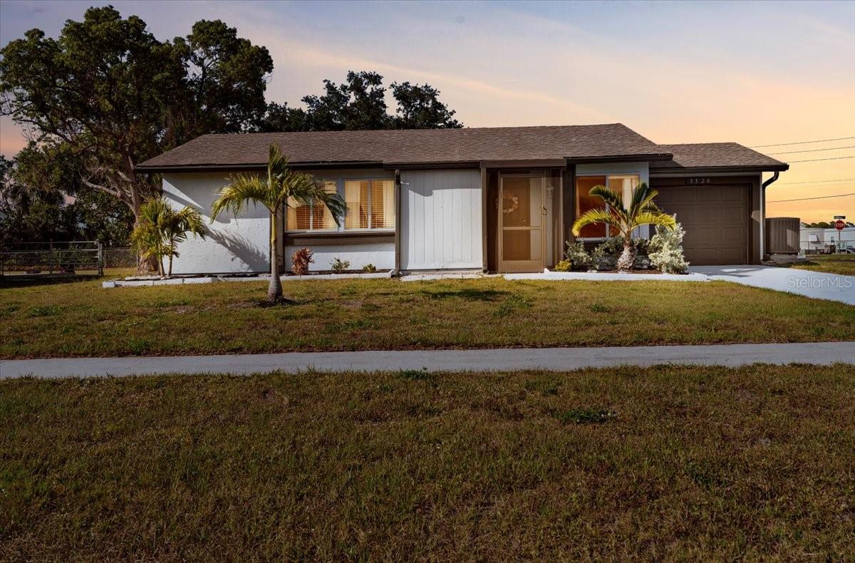 Step into style and comfort with this stunningly remodeled 2-bedroom, 2-bathroom home nestled in the heart of North Port. Sitting on an expansive corner lot, this property offers both space and serenity with room to grow.
Inside, you’re welcomed by a bright and airy open floor plan, designed with modern living in mind. Oversized windows bathe the space in natural light, highlighting the brand-new gorgeous flooring, the clean lines, neutral tones, and high-quality finishes throughout. The spacious living and dining area flow seamlessly into a beautiful, brand-new kitchen—truly the heart of the home—featuring sleek granite countertops, stainless steel appliances, a generous center peninsula, and ample cabinet space for all your storage needs.
Both bedrooms are generously sized, with the primary suite offering a private bathroom and dual closet spaces. The second bedroom and bathroom are equally inviting, perfect for guests or family.
A versatile flex space at the rear of the home adds even more functionality—ideal for a home office, family room, gym, or creative studio. Outside, the oversized lot provides endless possibilities for outdoor living, from a future pool to a lush garden or entertaining patio.
Whether you're looking to settle in year-round or enjoy as a seasonal escape, this North Port gem is move-in ready and waiting for you to make it your own. You'll love the savings from not being required to carry flood insurance! So don't let your Florida dream home become someone else's address, set up your showing today! ** Check out the Virtual Walk Through and Fly Through Video **