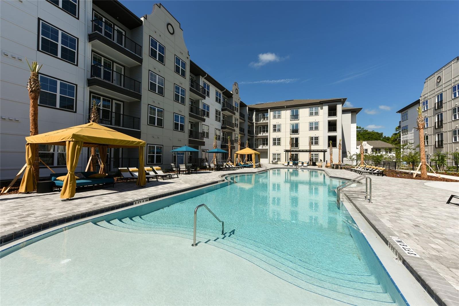 Currently offering 4 weeks free! Prices, promotions, and availability are subject to change. Multiple floor plans available. Days on market is not specific to this current plan listed. Discover your dream home when you live at The
Juliette. Find the perfect 1 bedroom, 2 bedroom, or 3 bedroom home for you! Our newly constructed apartments offer you many upscale
amenities both inside your apartment and outside in our community. When you live at our townhomes, you will be situated in a great location
with easy access to nature preserves, great walking trails, and excellent shopping and dining options. Our apartments for rent in Wildwood,
Florida are built in a resort-style community, complete with a fitness center, bocce ball, swimming pool, dog park, and much more. Contact us
today to learn more about The Juliette!