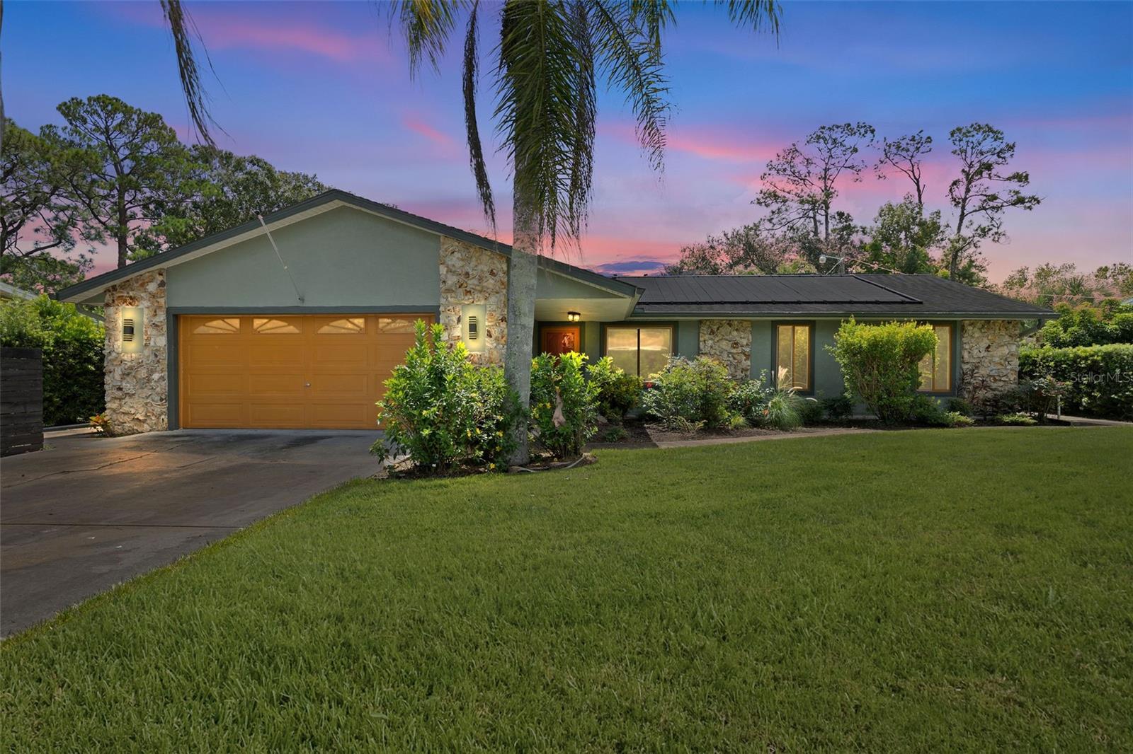 Your Florida oasis is here. Imagine mornings spent sipping coffee in a sun-drenched all-weather room, overlooking your own sparkling heated pool with brand new resurfacing, a beautiful paver deck, updated equipment, and a full screen enclosure. Step outside and unwind in the private Jacuzzi that conveys with the home, perfect for year-round enjoyment. This turnkey 3 bedroom, 2 bath home has been freshly painted inside, with updated electrical and plumbing, double pane windows, a 2019 HVAC system, 2012 water heaters, and a 2009 roof. The garage is over 27 feet deep, giving you plenty of room for vehicles, storage, or hobbies. The exterior has also been recently painted and the yard features professional landscaping for added curb appeal. This property is truly one of a kind, offering three separate parcels that total over half an acre and stretch approximately 340 feet deep, giving you extra space to spread out and enjoy the Florida lifestyle. You’ll also love the whole house solar system, fully maintained by the solar company, delivering incredibly low monthly utility bills and a direct path toward financial freedom. And here’s the best part; the mortgage is assumable at just 3 percent interest, like in the good old days. All of this is close to local parks, dog parks, top rated schools, dining, shopping, medical facilities, state parks, airports, the Intracoastal Waterway, and of course the world’s most famous beach. All information obtained from the tax roll and seller and while deemed reliable cannot be guaranteed.