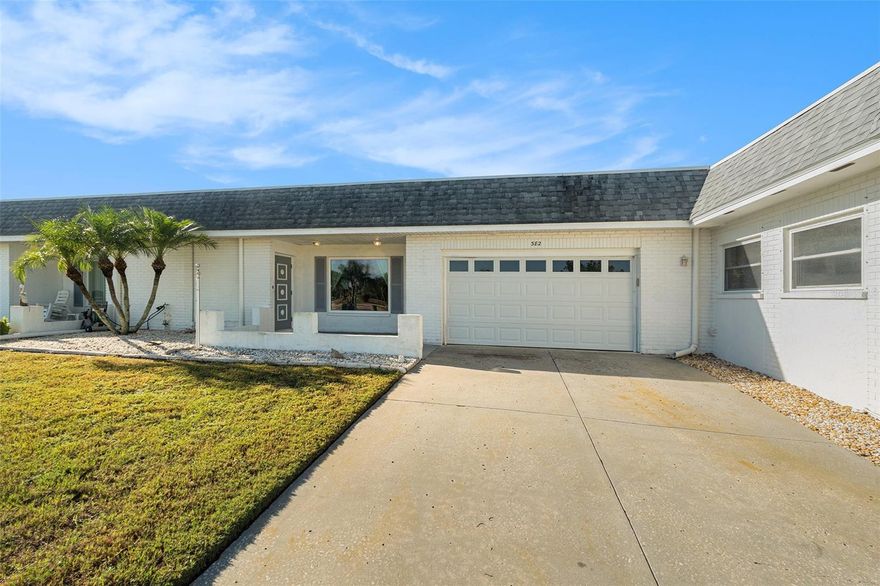 Welcome to the heart of Sun City Center, This beautifully maintained 2-bedroom, 2-bath home offers 1,516 square feet of comfortable living space in the heart of one of Florida’s most desirable 55+ communities. The thoughtful split floor plan provides both privacy and flow, creating a welcoming environment for relaxation and entertaining alike.

The spacious living area opens seamlessly to the dining space and kitchen, making it easy to gather and enjoy everyday living. Sliding glass doors lead to an expansive screened lanai that’s perfect for grilling, entertaining, or simply bird watching while taking in the peaceful green views. The master suite offers plenty of room to unwind and includes a generous walk-in closet, adding to the home’s comfort and practicality.

Recent updates such as a roof from 2017 and A/C from 2020 provide peace of mind, while the enclosed sunroom invites natural light and a relaxing atmosphere throughout the day.

Sun City Center offers a vibrant lifestyle with golf courses, swimming pools, fitness facilities, social clubs, and recreation centers all within a short golf cart ride. Everyday conveniences like restaurants, shops, and medical centers are close by, and the beaches and cultural attractions of Tampa Bay are just a short drive away.

Combining comfort, community, and convenience, this home captures the best of easy Florida living in a friendly and active setting.