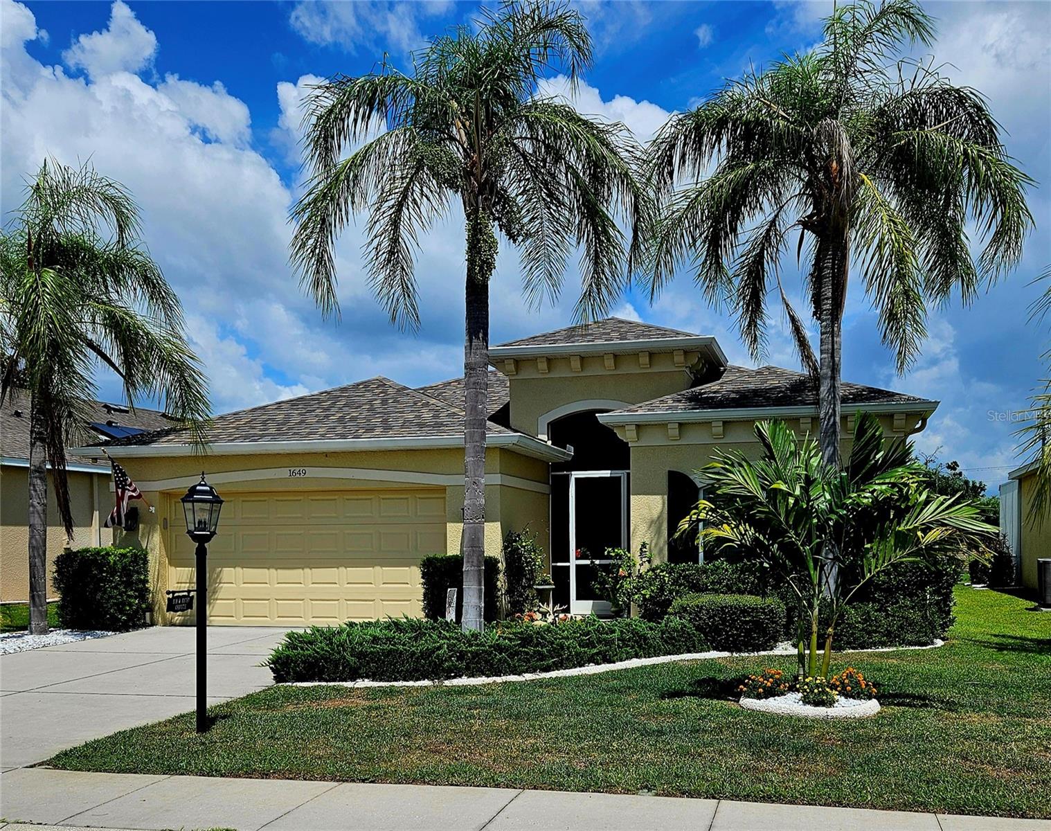 BRAND NEW ROOF!
This meticulously maintained Carmel model home features a brand new IKO Dynasty shingle roof, backed by a limited lifetime warranty, including a 15-year Iron Clad Protection Period. Designed to withstand winds up to 130 mph, these shingles also feature ArmourZone technology for enhanced durability and algae resistance—giving you peace of mind for years to come.
From the moment you arrive, the mature landscaping and charming curb appeal will impress—including your very own lemon tree, which yields approximately 50 lemons a year—perfect for homegrown flavor all season long.
Step inside and you’ll immediately appreciate the open-concept floorplan with tray ceilings in the foyer, dining area, and owner’s suite that elevate the space beautifully.
This spacious home boasts 3 bedrooms and 2 bathrooms, with high-end finishes throughout. The heart of the home is the kitchen, seamlessly connecting the dining room, family room, dinette, and a cozy coffee bar. You’ll love the oversized island, quartz countertops, dual convection oven, and available natural gas. The entire home is carpet-free, featuring a combination of hardwood and tile flooring.
Additional highlights include:
Extended lanai overlooking a peaceful pond with water fountain, conservation area—with NO backyard neighbors
Extended garage with built-in cabinets and overhead storage
Upgraded utility room with extra cabinetry
Located 71 feet above sea level—high and dry!
Situated in the Renaissance Club, a premier 55+ community within Sun City Center, this home offers access to exclusive amenities including:
A gym, heated pool, spa, clubhouse, lounge, and restaurant
Full access to Sun City Center's extensive amenities, including three heated pools, fitness center, sports complex, arts & crafts center, and two clubhouses
Over 150 clubs, golf courses, entertainment venues, and more—all golf-cart accessible!
Location, location, location! Conveniently near shopping, top-rated medical facilities, Tampa, Sarasota, St. Petersburg, award-winning beaches, international airports, major sporting events, and fine dining.
?? Voted America’s #1 Retirement Community for 2024 by Realtor.com and Travel + Leisure Magazine—Sun City Center is truly the ultimate destination for active adult living.
Schedule your showing today and start living your best life under the Florida sun—complete with fresh lemons from your own backyard!