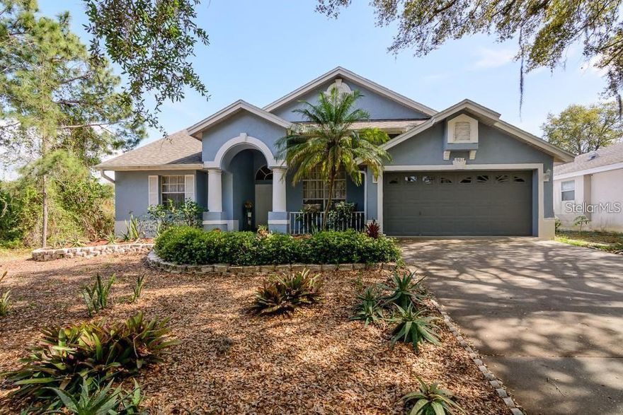 Gorgeous 3-bedroom, 2-bath, 2-car garage home in Tarpon Springs located in the desirable Westwinds Community! From the impressive double-door entry to the soaring ceilings and tile flooring throughout, this home offers both style and functionality.  The spacious floor plan features a separate living and dining room combination with a seamless flow that's perfect for everyday living and entertaining. The large updated Granite kitchen is equipped with stainless steel appliances, including a newer refrigerator, and opens to the inviting family room complete with a cozy wood-burning fireplace.  The split-bedroom layout provides privacy, with a generous primary suite featuring double sinks, a separate soaking tub, and a walk-in shower. The secondary bedrooms are spacious and share a convenient Jack-and-Jill bathroom. Additional highlights include an inside utility room, abundant natural light, and plenty of storage.  Major updates include a 2018 roof and 2022 AC, offering peace of mind for years to come.  Enjoy exceptional privacy in this beautiful home featuring a secluded backyard with no rear neighbors and no neighbors on the left side.  Walk or Bike to Pinellas County Trail, Beaches and the new Aldi Supermarket!  Don't miss this opportunity to own a beautiful home in a sought-after neighborhood close to shopping, dining, schools, and more!  Call Today for your Private Showing!