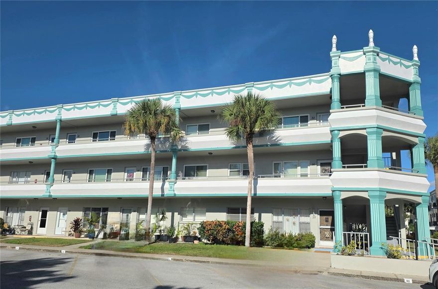 Beautiful Condo in Clearwater’s Premier 55+ Golf Community. Move right into this 2-bedroom, 2-bath 2nd-floor unit located in the highly desirable On Top of the World community.  Upgrades Include new double-pane, hurricane impact resistant windows. Inside, you'll find an open floor plan with a bright living area, dedicated dining space, and a kitchen with new refrigerator and dishwasher, oak cabinets.  Comfortable back room to sit and read a book or work on your hobby. Enjoy doing your laundry at your leisure with your own washer dryer. The large bedrooms are excellent for residents and guests alike with the convenience of a private bath in the master bedroom. Residents enjoy an unmatched lineup of amenities in this active 55+ community:  Two private golf courses (no fee for residents), Two heated swimming pools, Tennis & pickleball courts, State-of-the-art fitness center, Two clubhouses that entertain social events, classes, clubs & dances. Also, available is a hobby studio, a woodshop, a dog park, walking trails, and more. Included in the HOA: Water, sewer, trash, cable TV, internet, exterior maintenance, grounds care, and full access to all community amenities. Pet-friendly community. Prime Clearwater Location: Just minutes to the beautiful Gulf beaches, shopping, dining, evening entertainment and medical facilities, and transportation options. This condo has exceptional value with an unbeatable lifestyle in one of Florida’s most sought-after 55+ communities. Bring your decorating ideas to make this place your home!!!